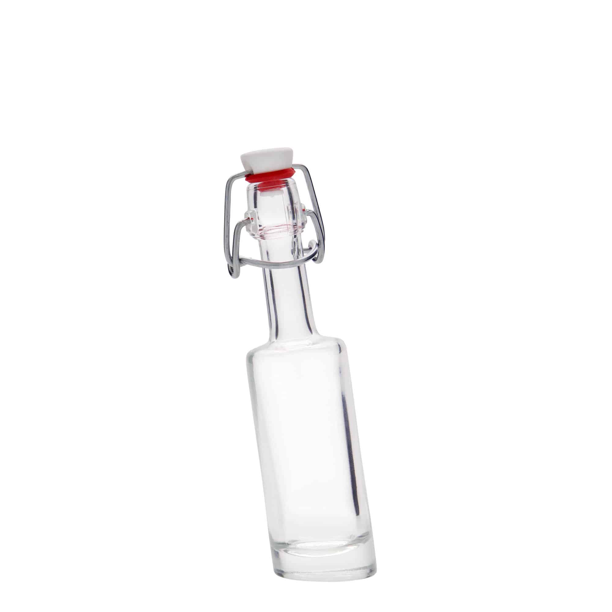 Sticlă de sticlă de 40 ml „Bounty”, gură: închidere cu clemă