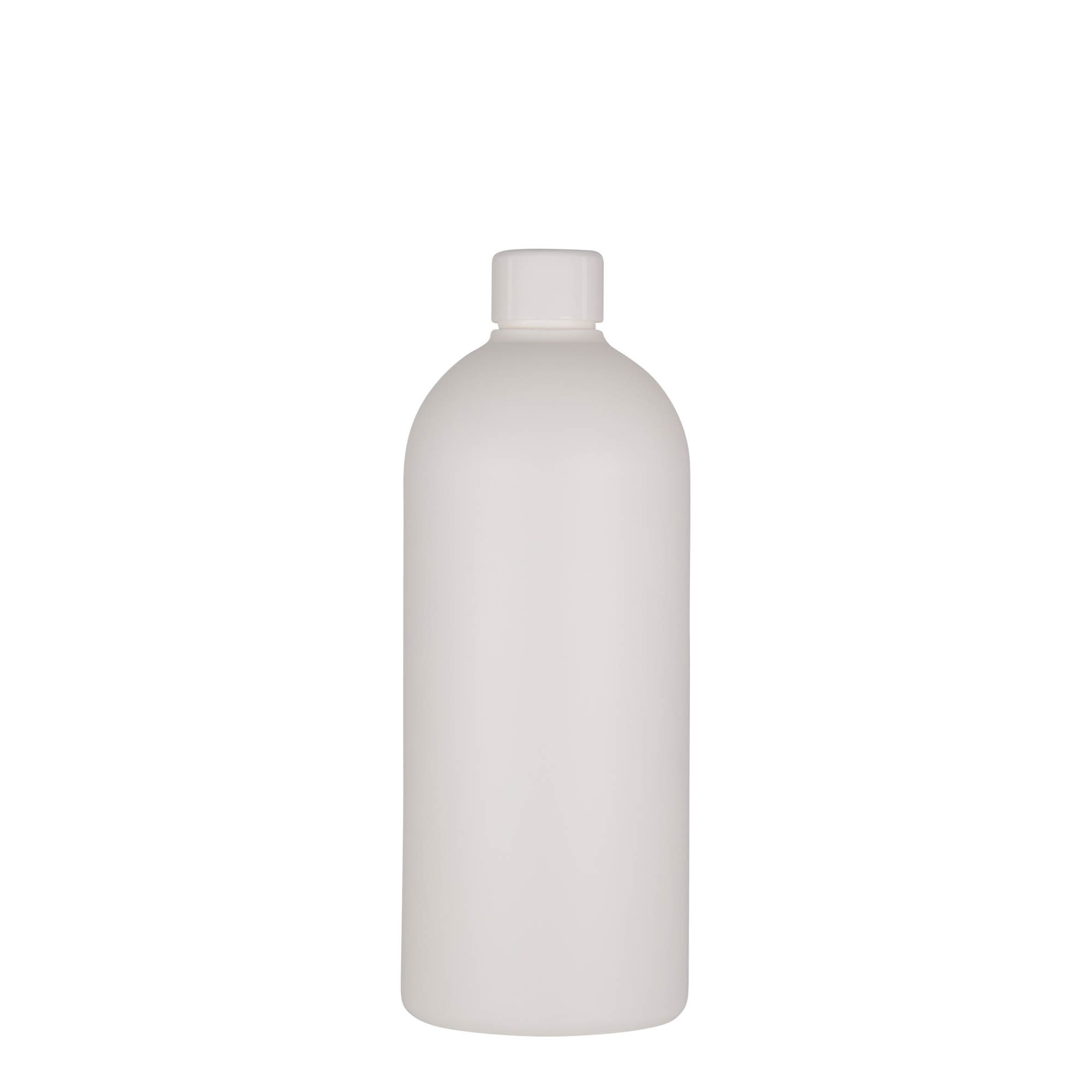 Flacon din plastic de 500 ml „Tuffy”, HDPE, alb, gura: 24/410
