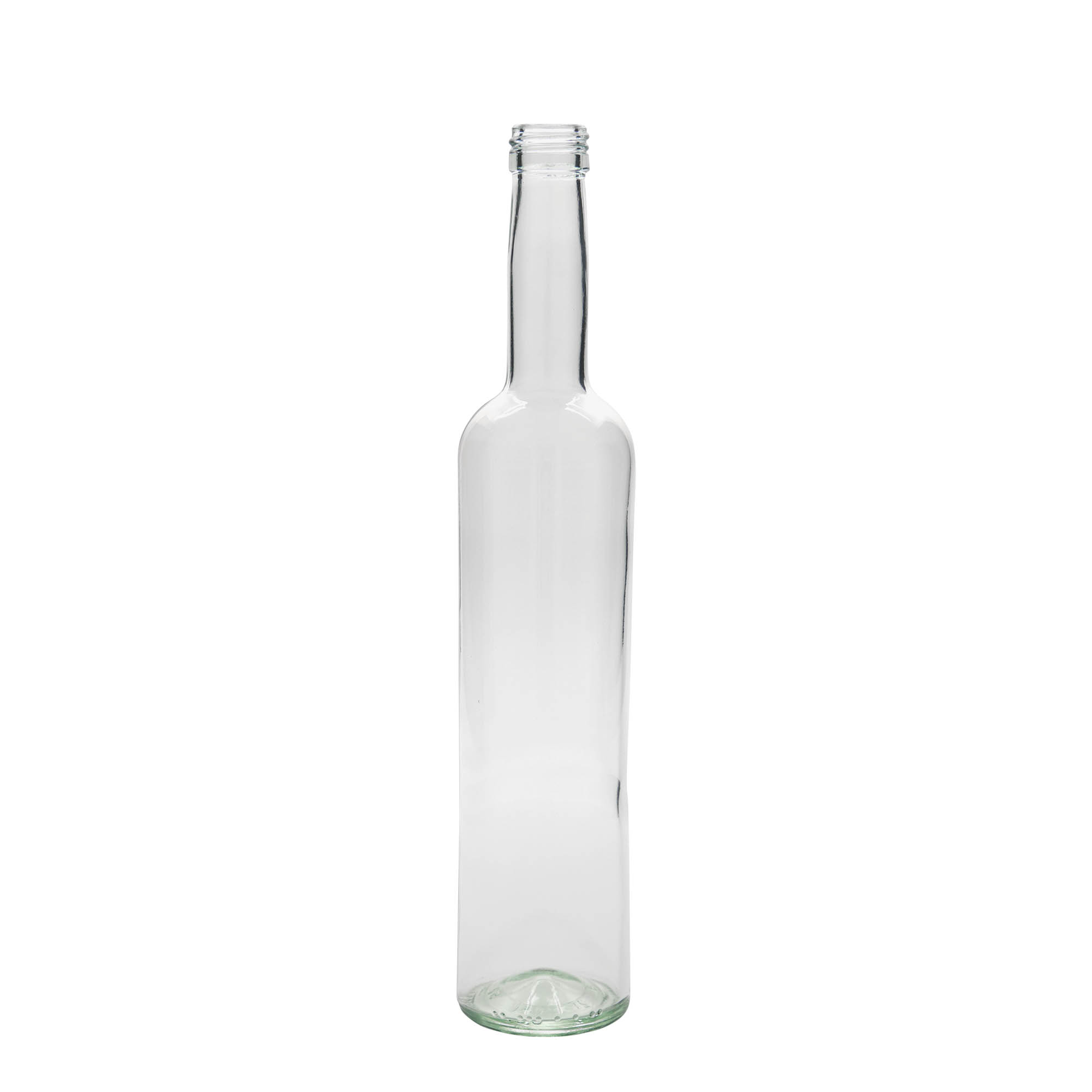 Sticlă de sticlă de 500 ml „Bordeaux”, gura: PP 28 Sticlă de sticlă de 500 ml „Bordeaux”, gura: PP 28