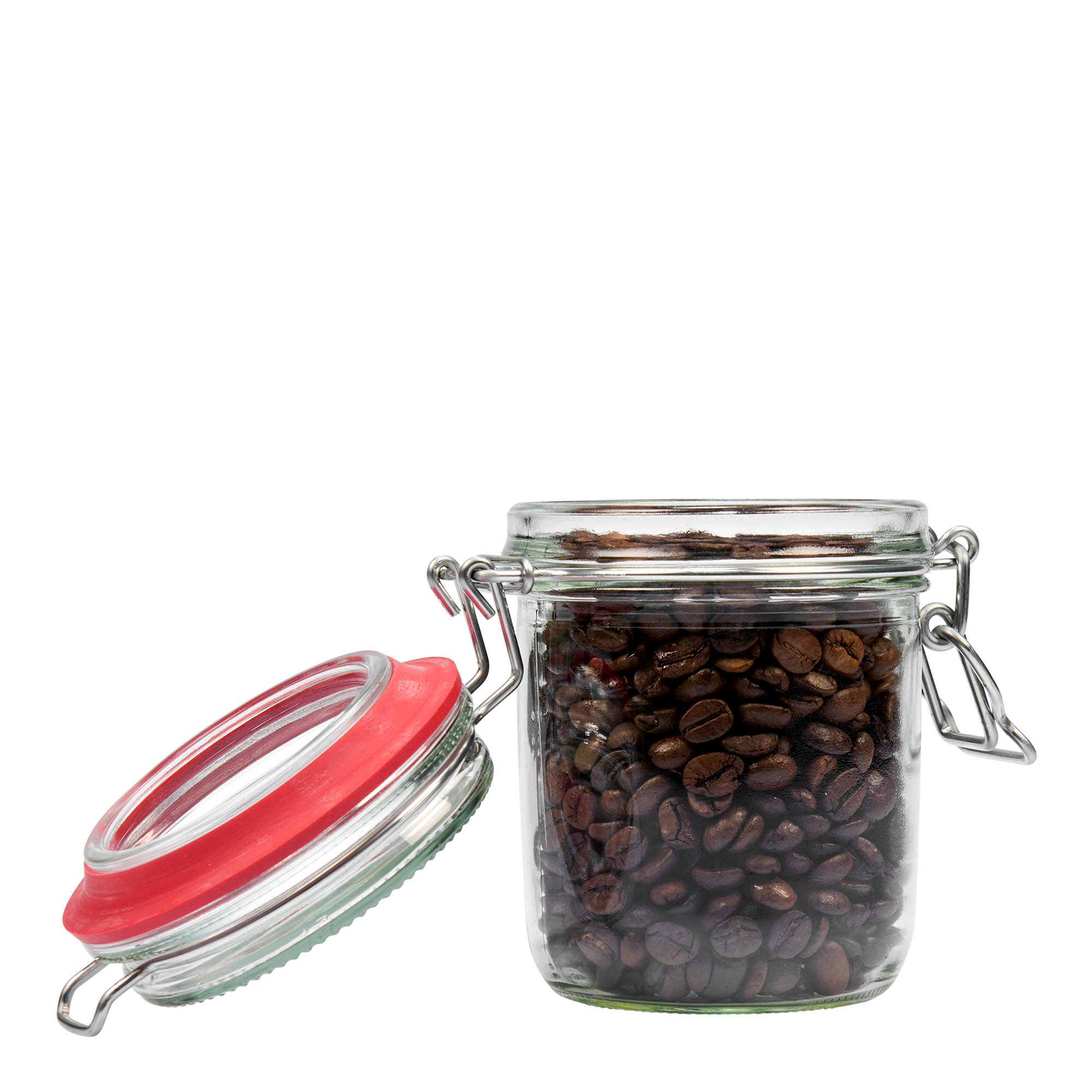 370 ml borcan cu capac cu clemă metalică, deschidere: capac cu clemă metalică