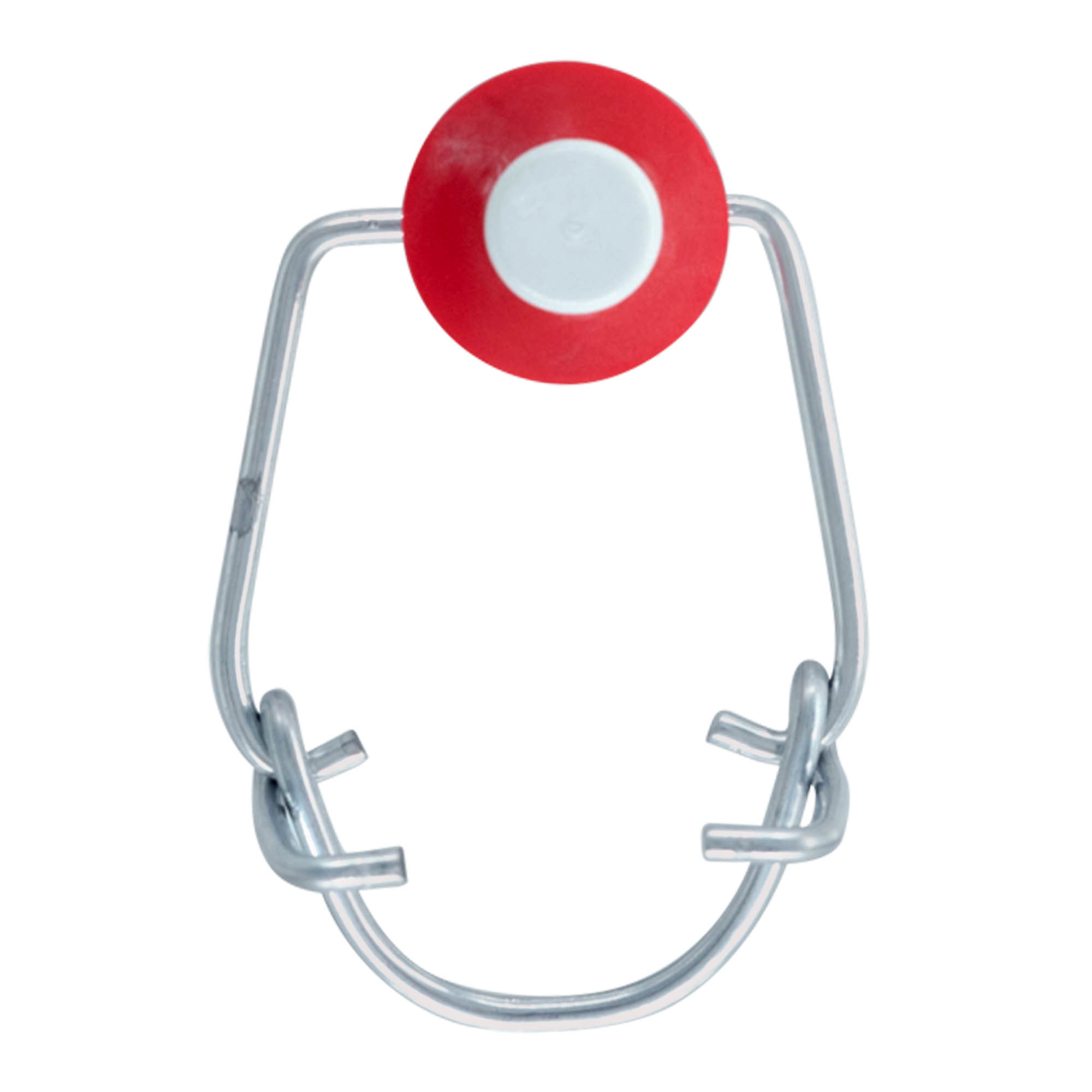 Închizător standard, plastic, roșu-alb Închizător standard, plastic, roșu-alb