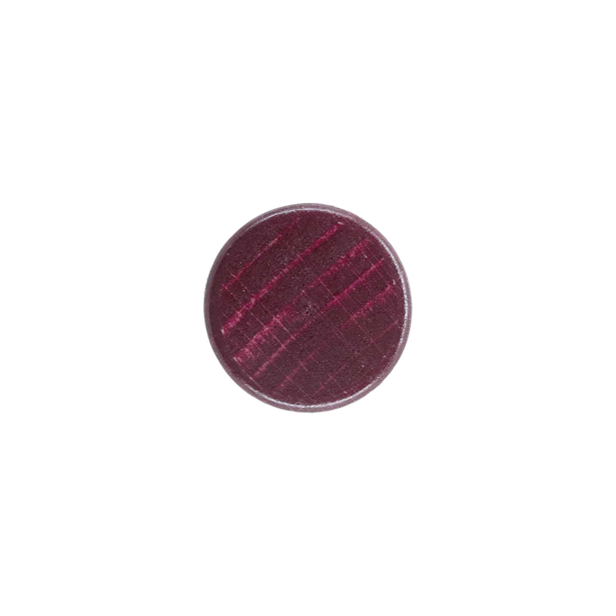 Dop cu mânere 19 mm, lemn/plastic, roșu bordeaux, pentru gura sticlei: dop de plută Dop cu mânere 19 mm, lemn/plastic, roșu bordeaux, pentru gura sticlei: dop de plută