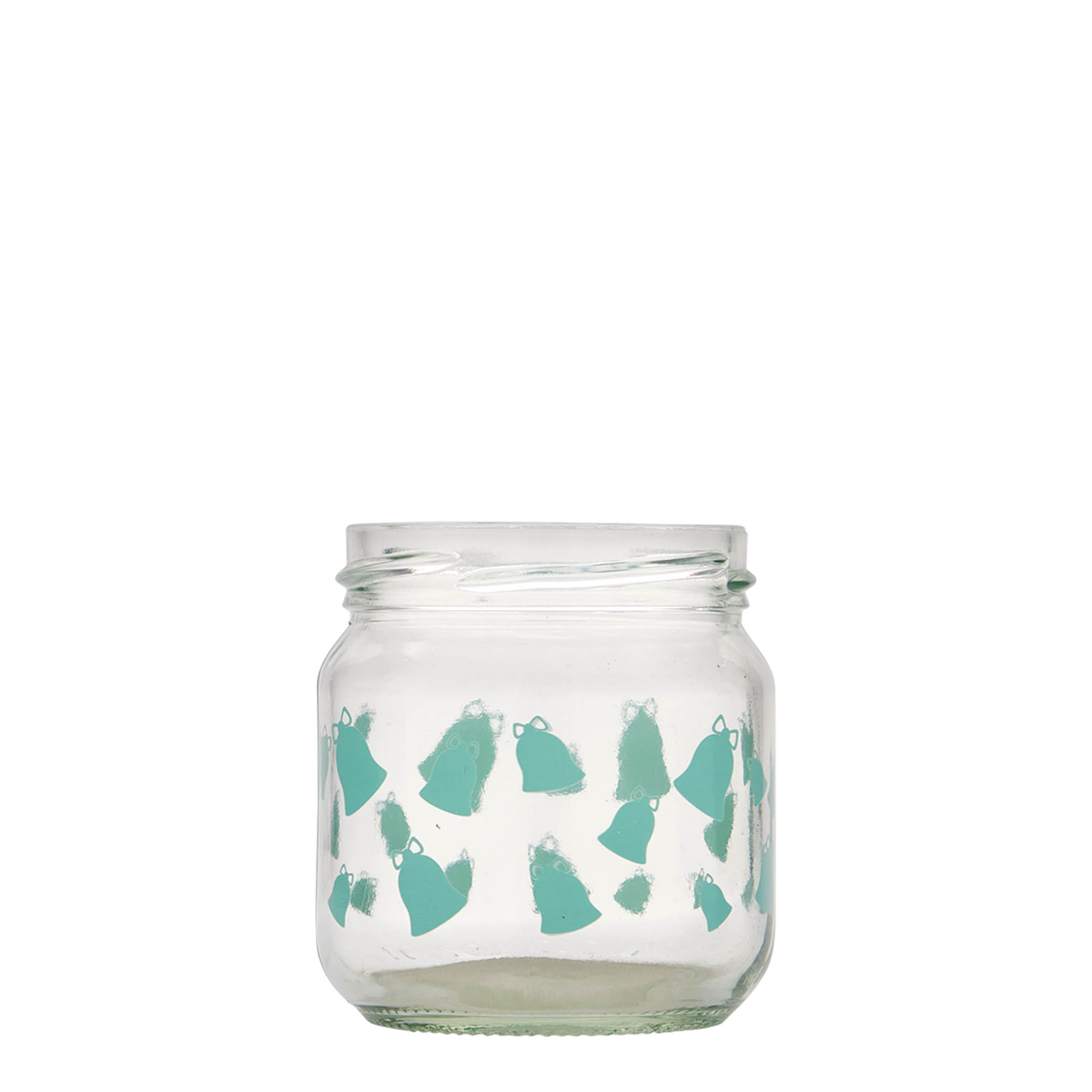 212 ml pahar rotund, motiv: clopoțel, gura: înfiletată (TO 66)