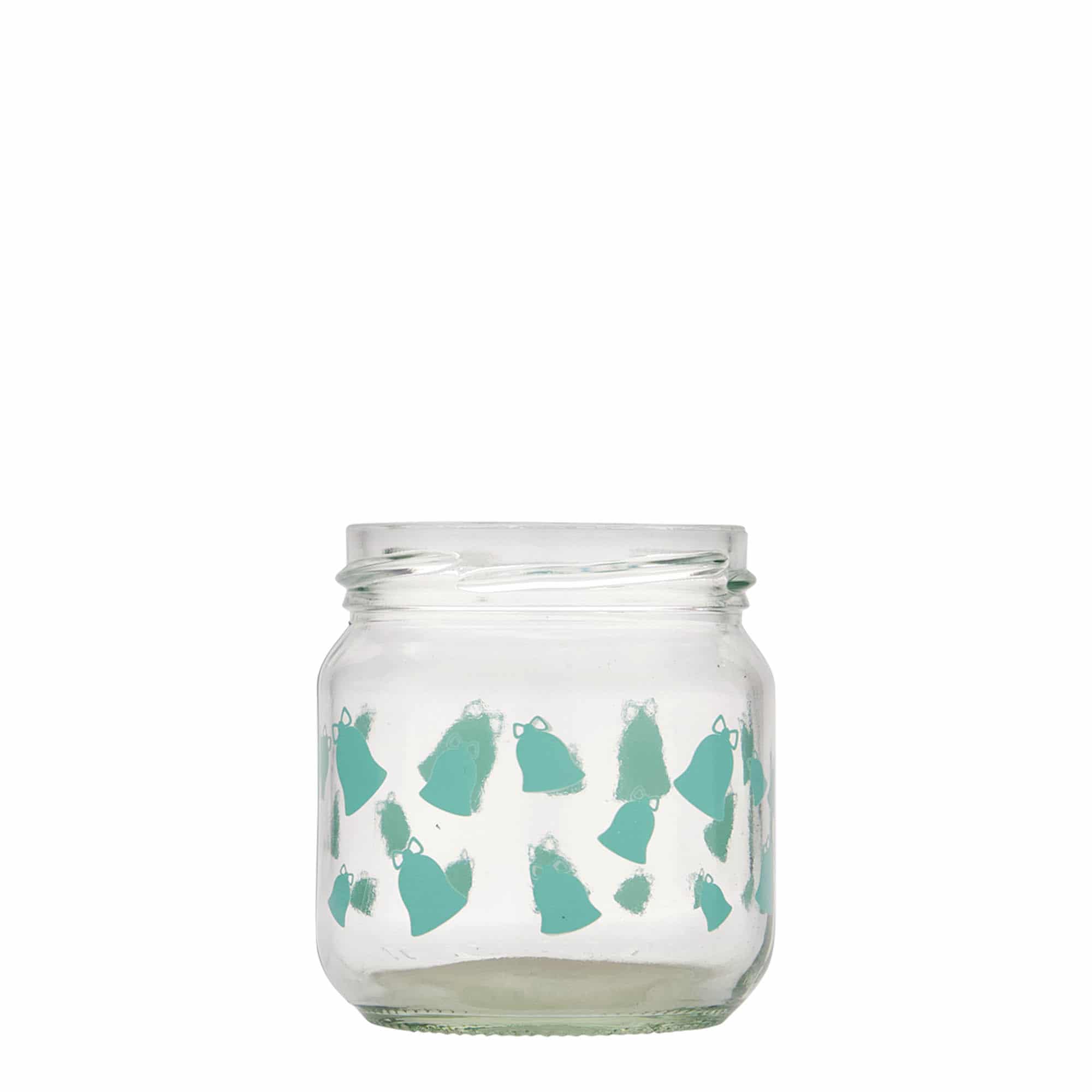 212 ml pahar rotund, motiv: clopoțel, gura: înfiletată (TO 66)