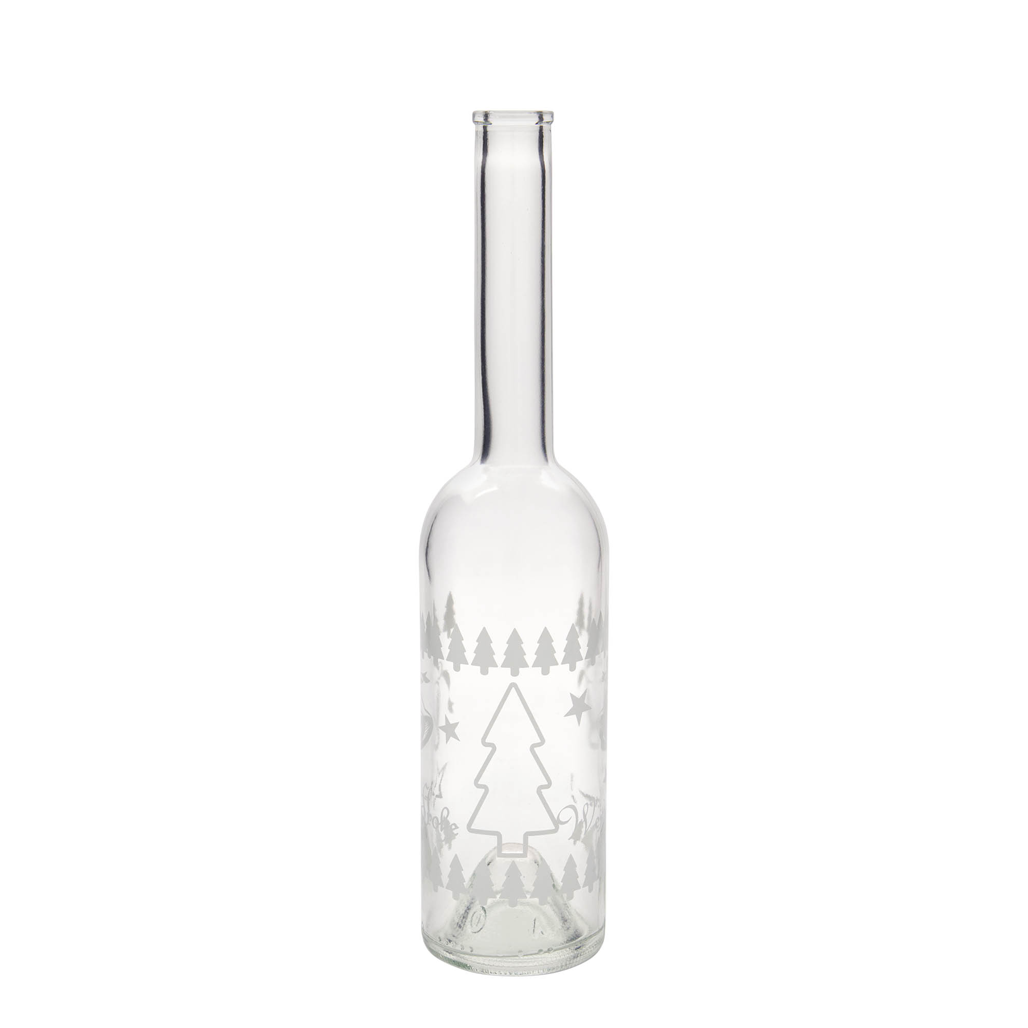 Sticlă de sticlă de 500 ml „Opera”, motiv: Crăciun clasic, deschidere: dop