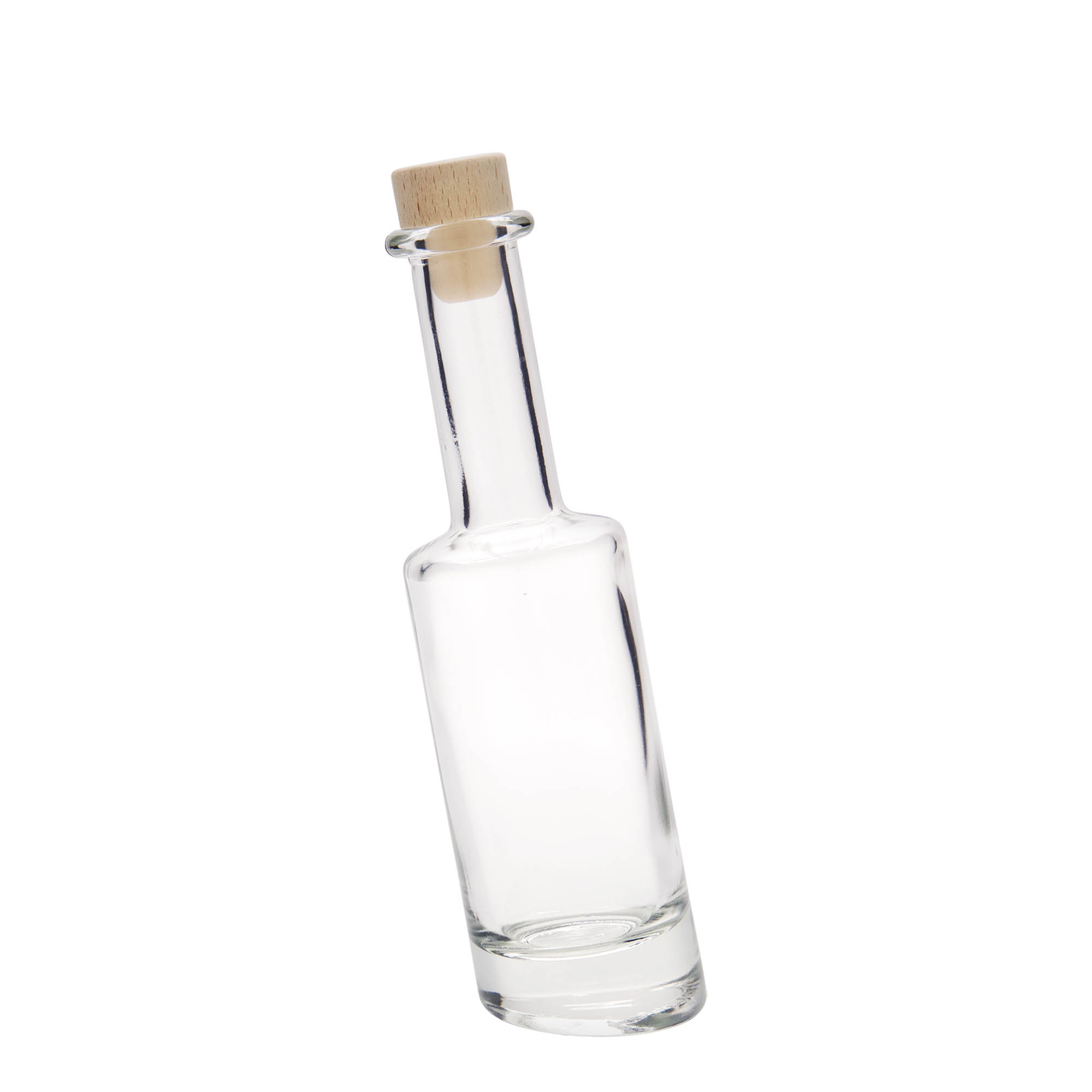 Sticlă de sticlă de 200 ml „Bounty”, gura: dop de plută Sticlă de sticlă de 200 ml „Bounty”, gura: dop de plută