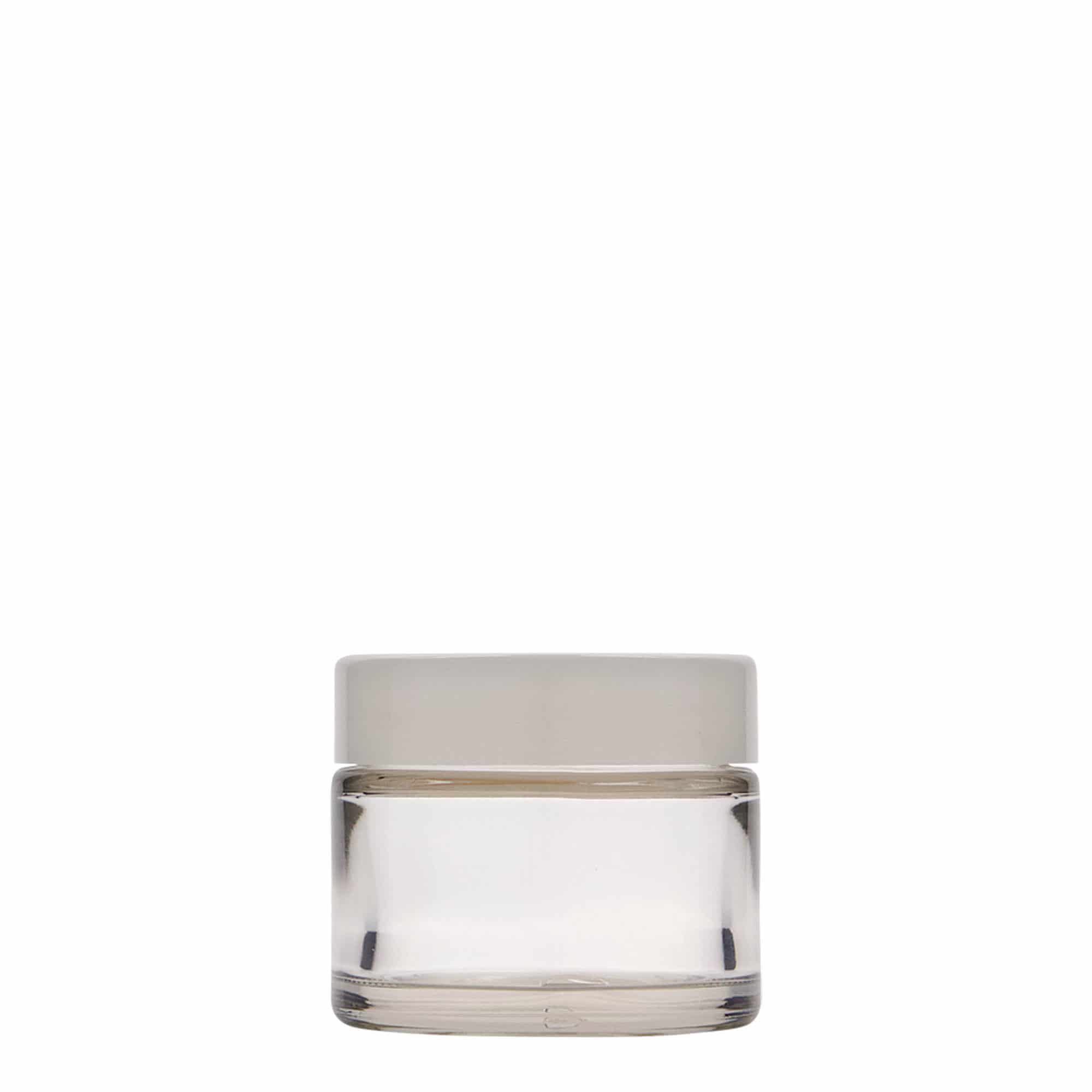50 ml borcan „Beauty”, sticlă, gura: capac cu filet
