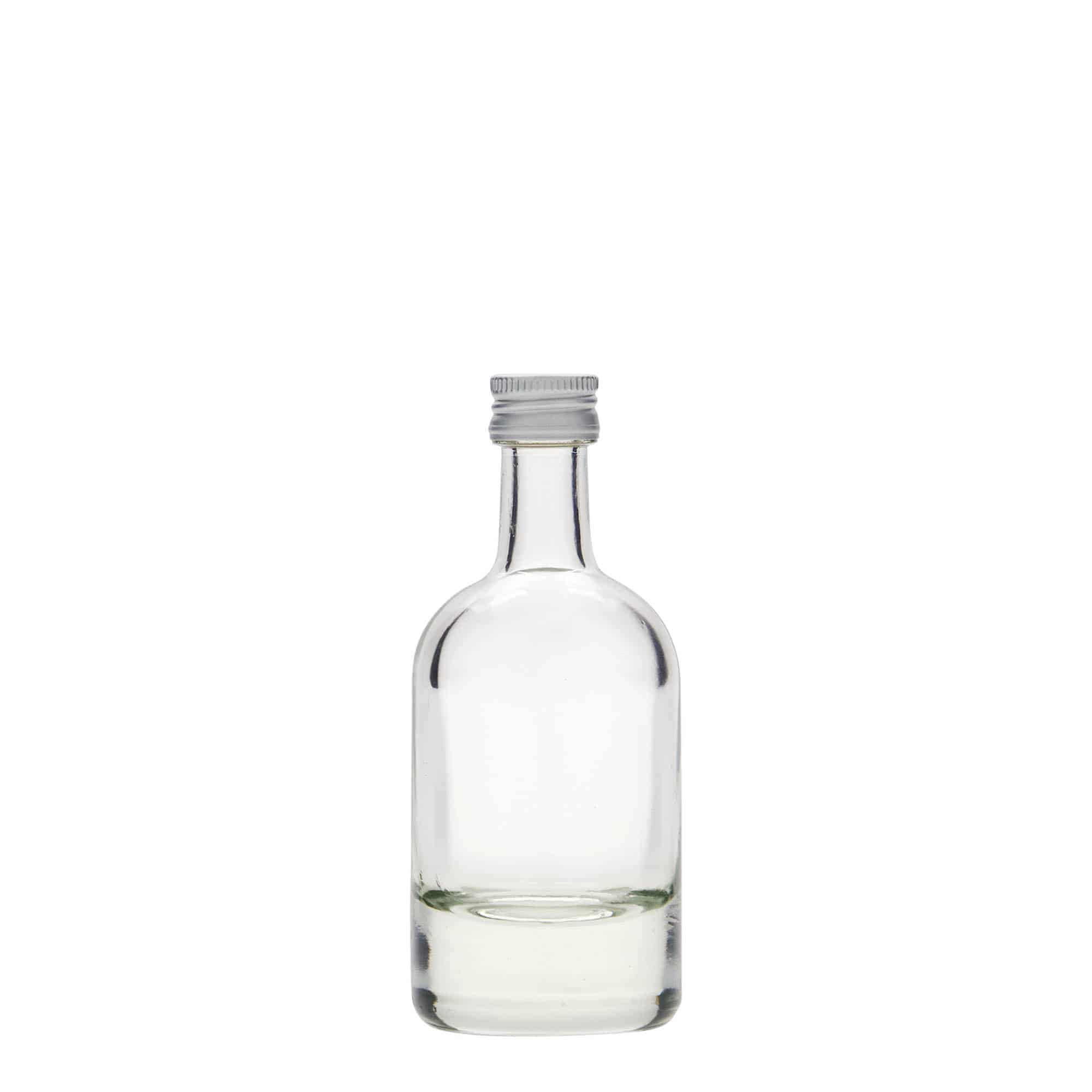 Sticlă de sticlă de 50 ml „Linea Uno”, gura: PP 18