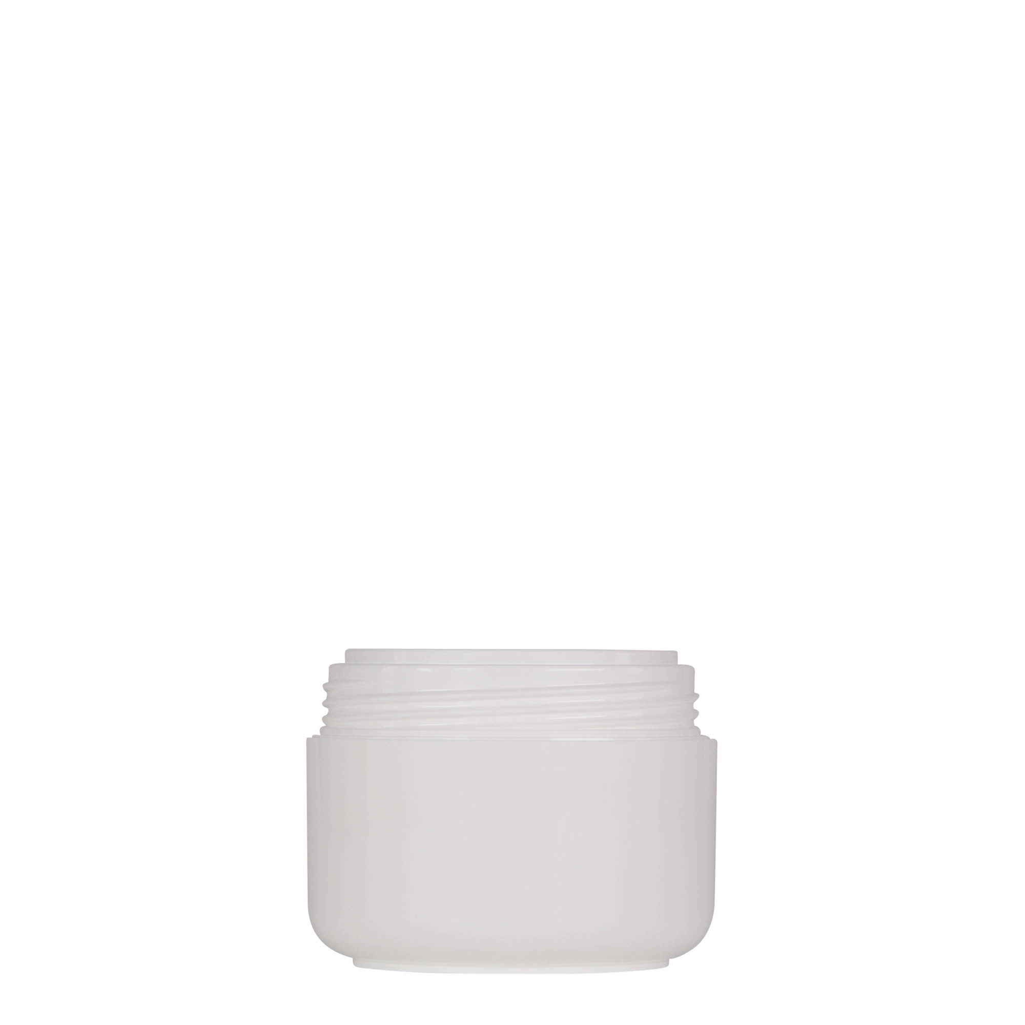 50 ml cutie din plastic „Bianca”, PP, alb, gura: capac cu filet 50 ml cutie din plastic „Bianca”, PP, alb, gura: capac cu filet