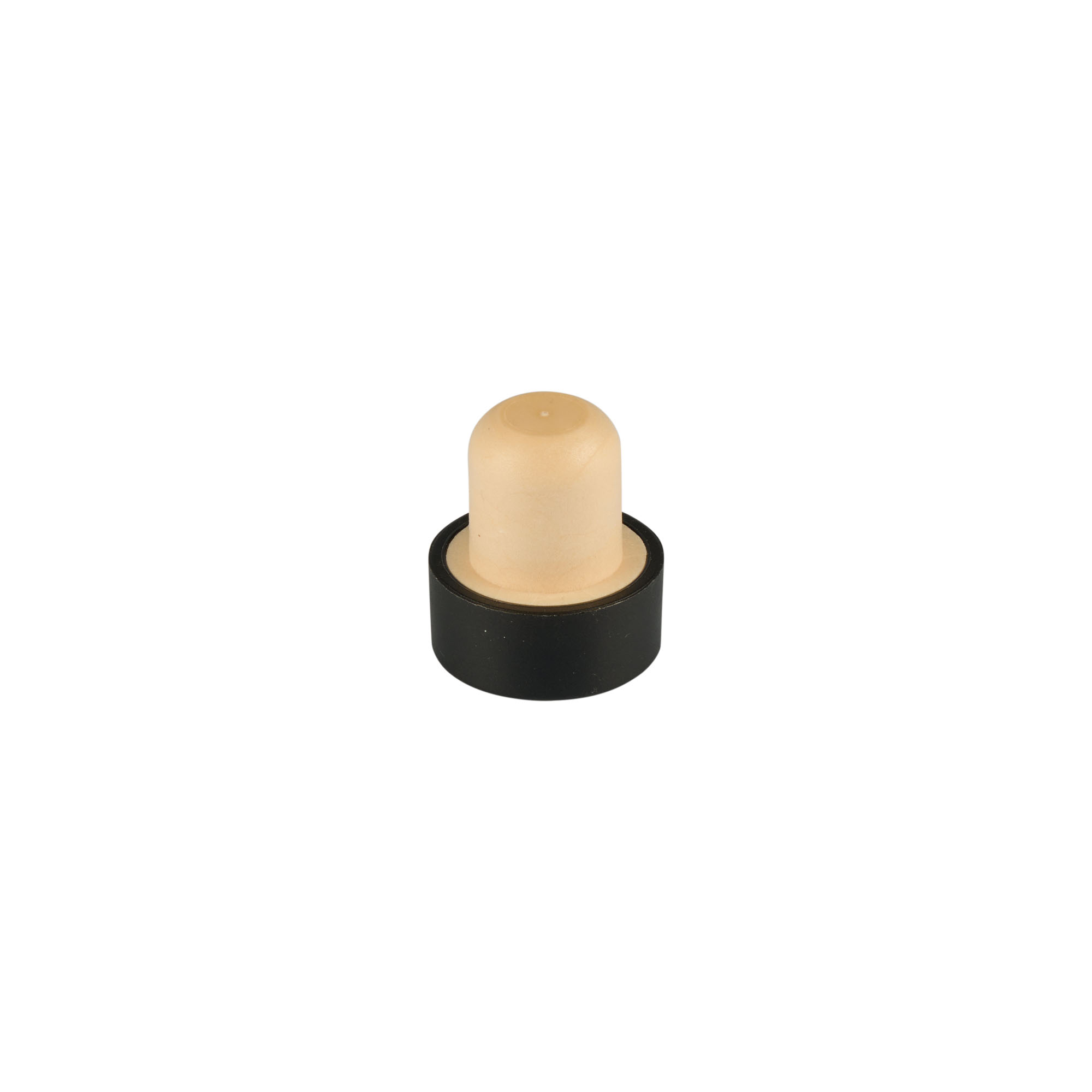 Dop cu mâner 11 mm, lemn, negru, pentru gură: dop de plută Dop cu mâner 11 mm, lemn, negru, pentru gură: dop de plută
