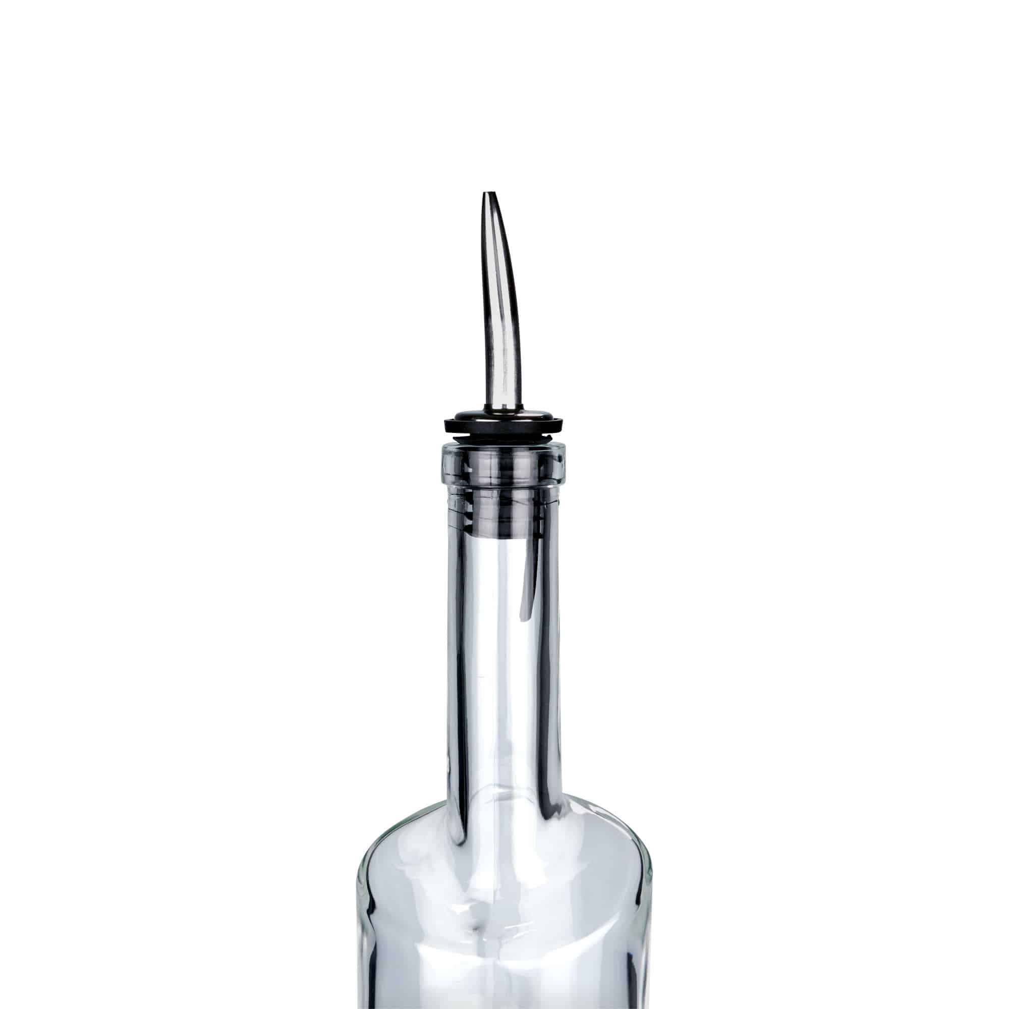 Dispenser inox cu guler catifelat, oțel inoxidabil, argintiu