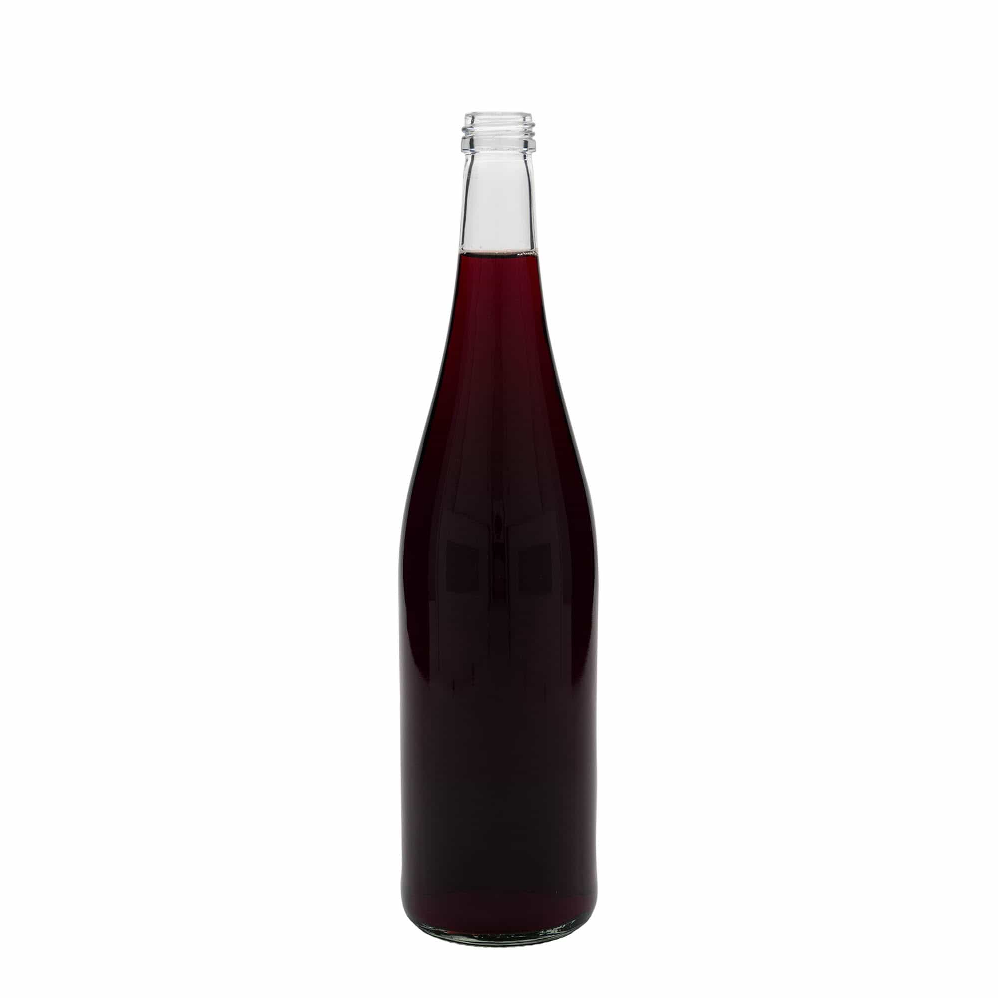 Sticlă de sticlă de 750 ml „Weinschlegel”, gura: PP 28 Sticlă de sticlă de 750 ml „Weinschlegel”, gura: PP 28