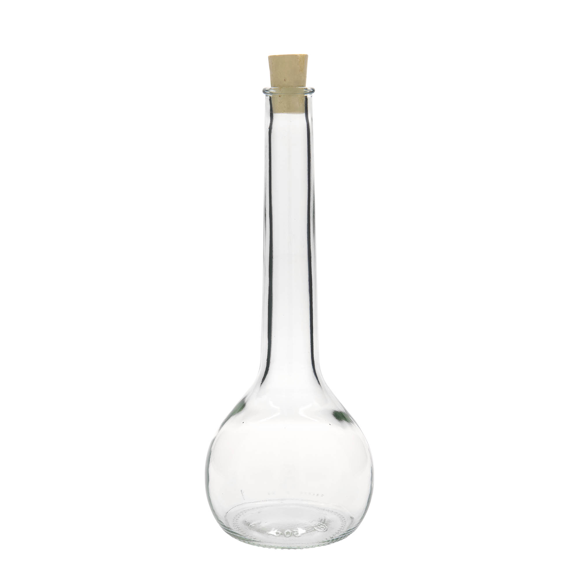 Sticlă de sticlă de 500 ml „Tulipano”, gura: dop de plută