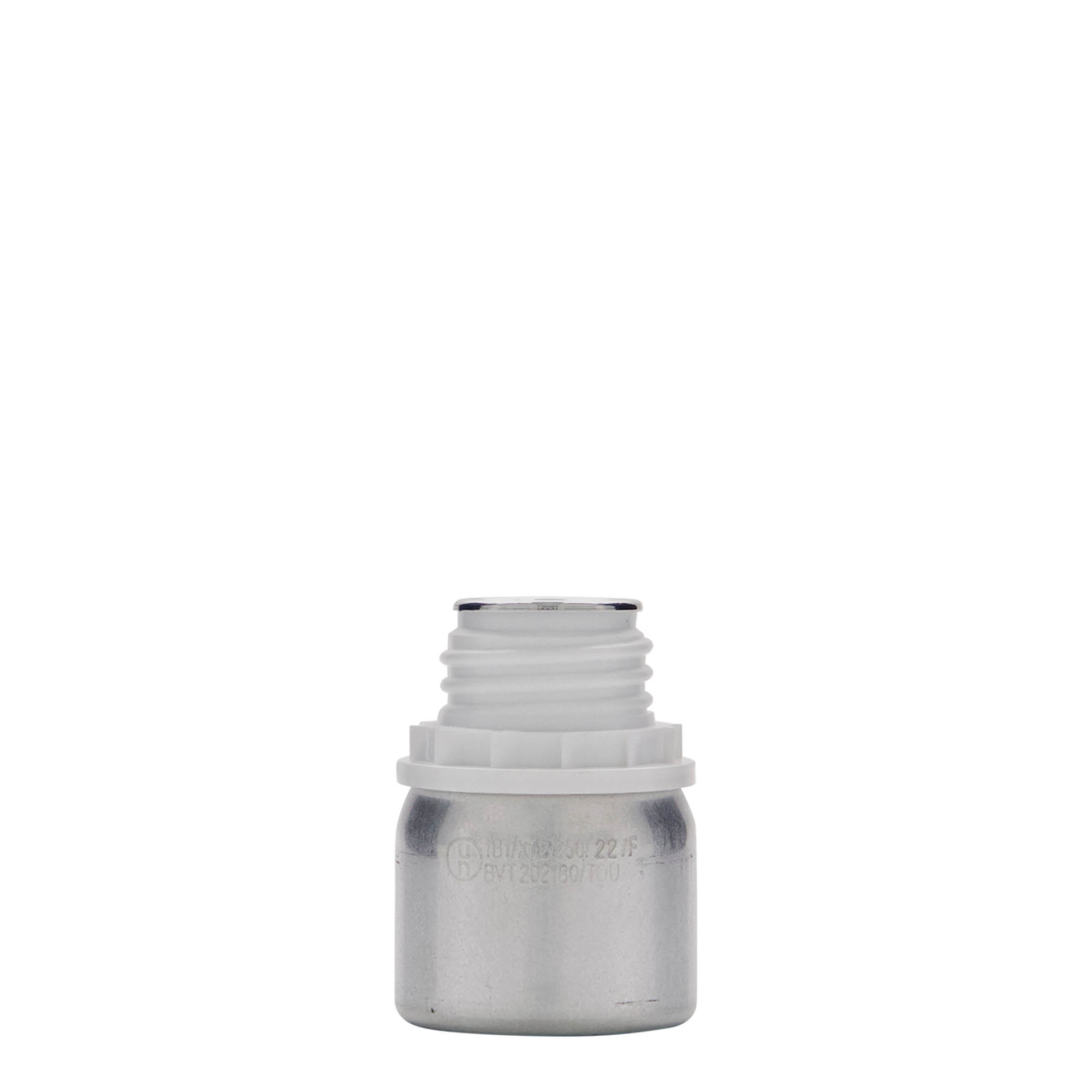 Flacon de aluminiu de 50 ml, metal, argintiu, gură: DIN 32 Flacon de aluminiu de 50 ml, metal, argintiu, gură: DIN 32