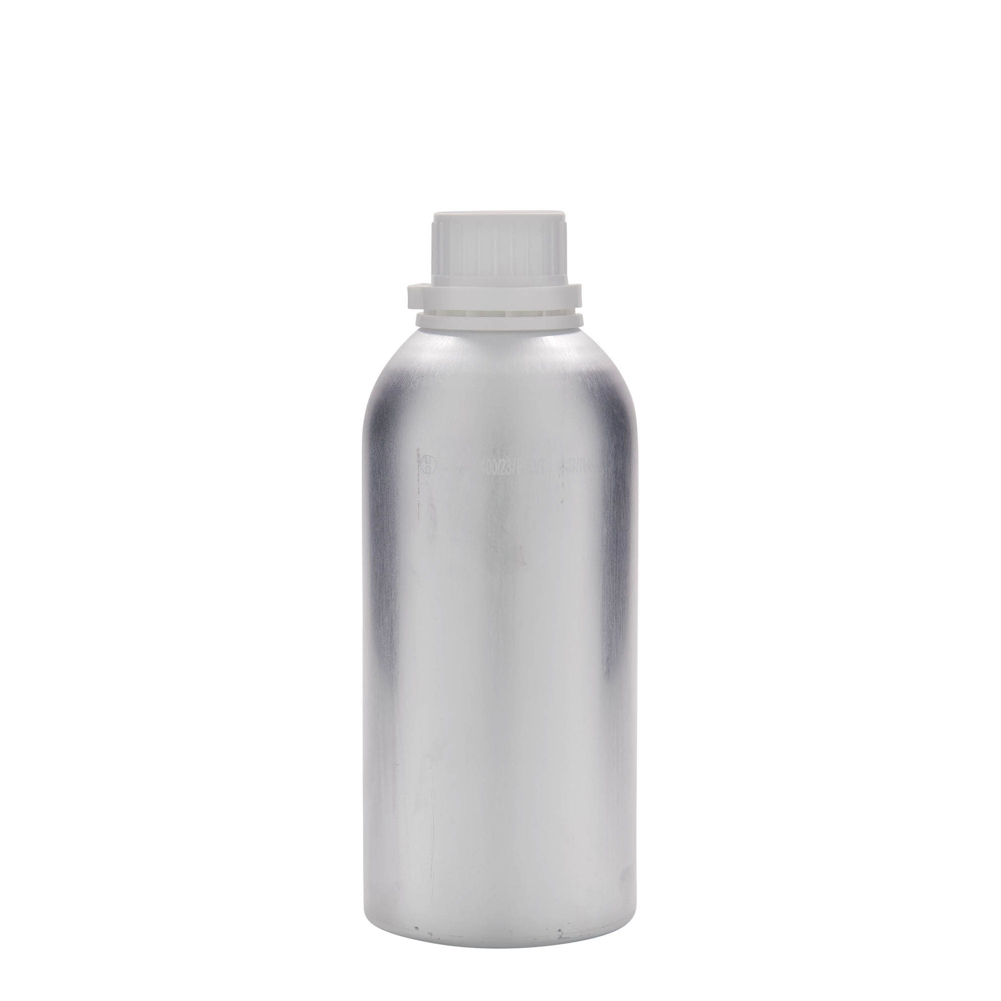Sticlă de aluminiu de 625 ml, metal, argintiu, gura: DIN 32