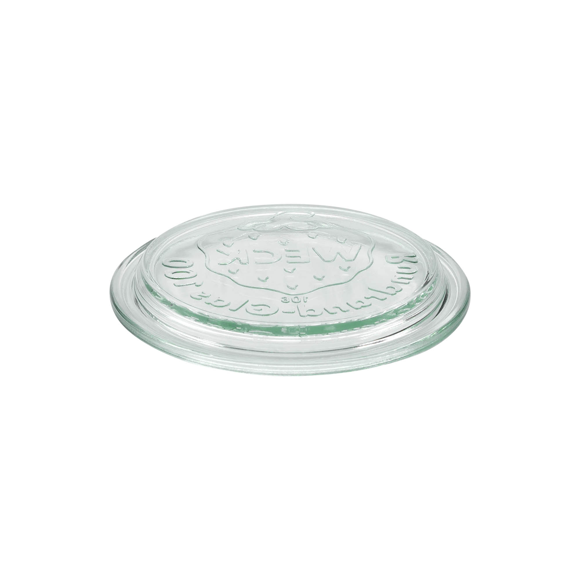 Capac din sticlă WECK cu margine rotundă #, pentru gura: RR100 Capac din sticlă WECK cu margine rotundă #, pentru gura: RR100