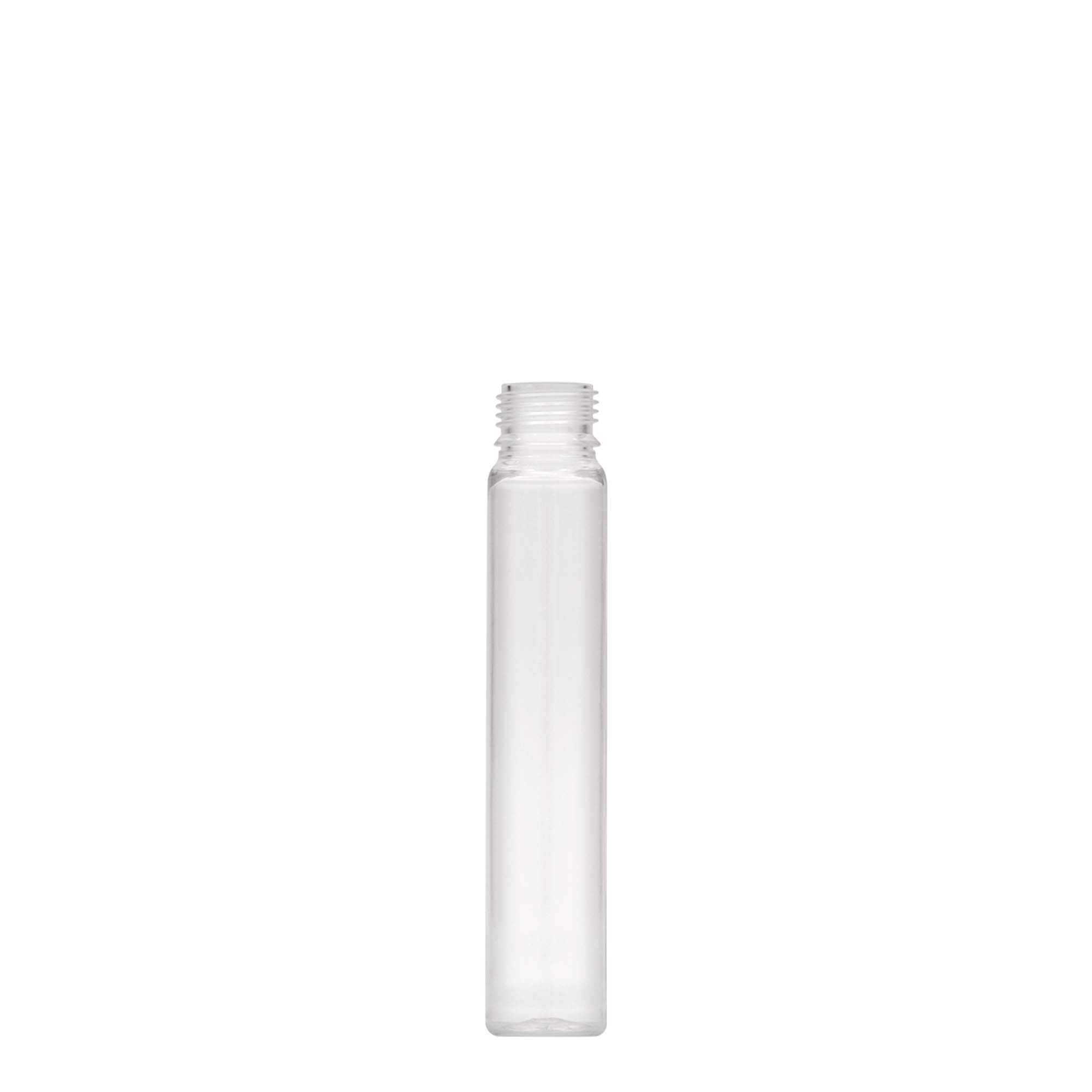 25 ml tub PET, plastic, gură: capac cu filet