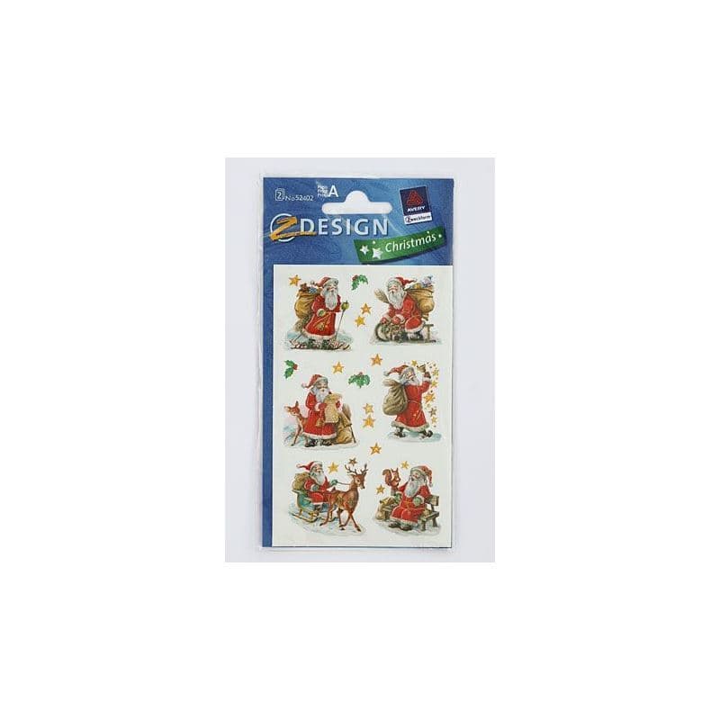 Zweckform autocolante „Moș Crăciun”, hârtie, multicolor