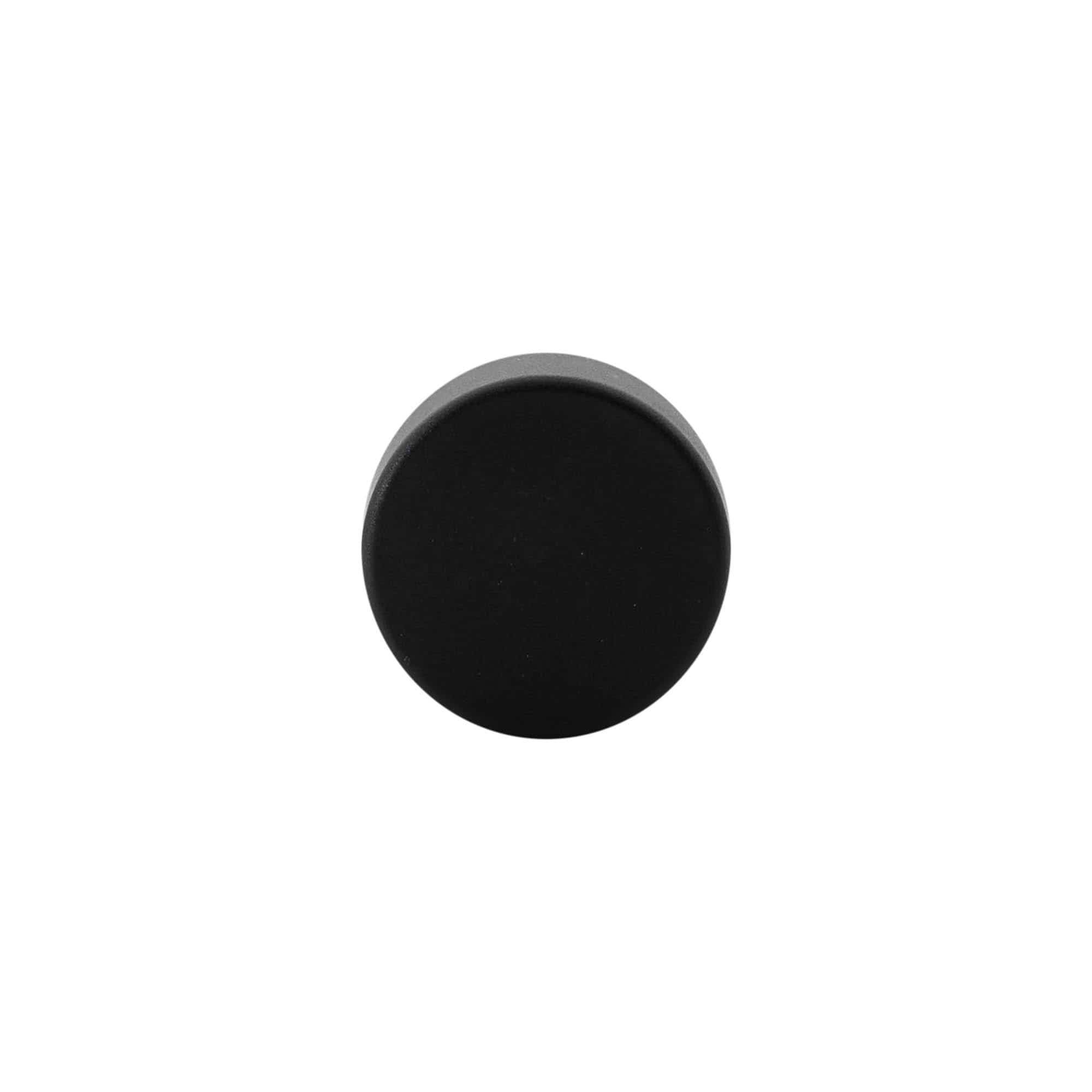 Dop cu mâner 19 mm, plastic, negru, pentru gură: dop din plută