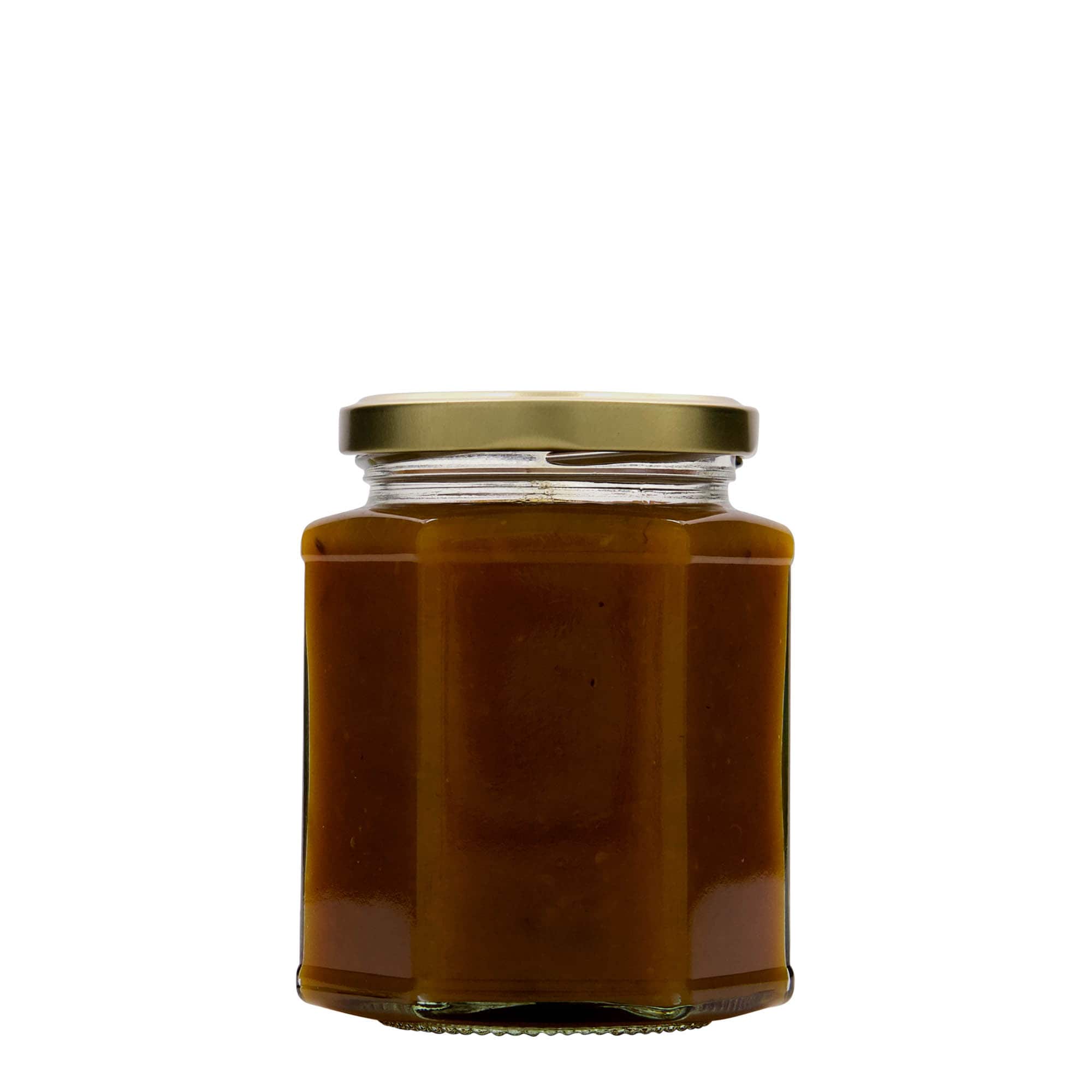 324 ml borcan hexagonal, gura: Twist-Off (TO 66)