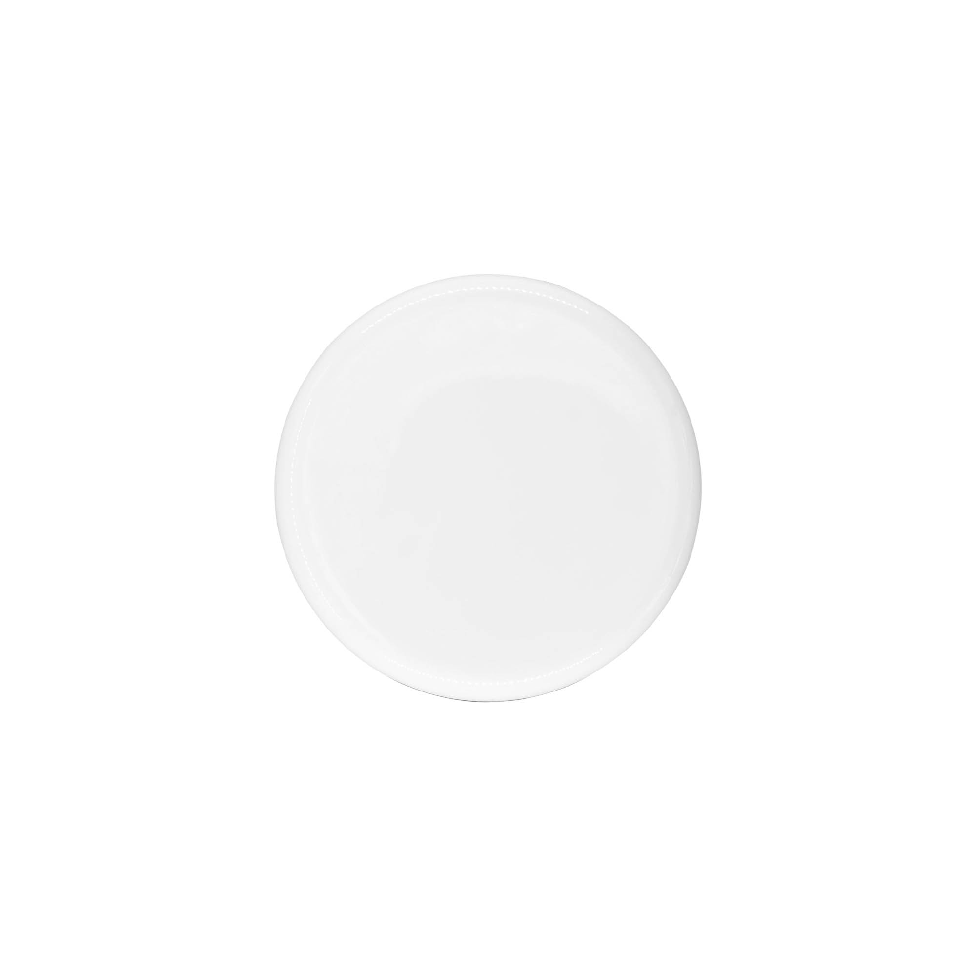 Capac cu filet pentru 100 ml „Bianca”, plastic PP, alb