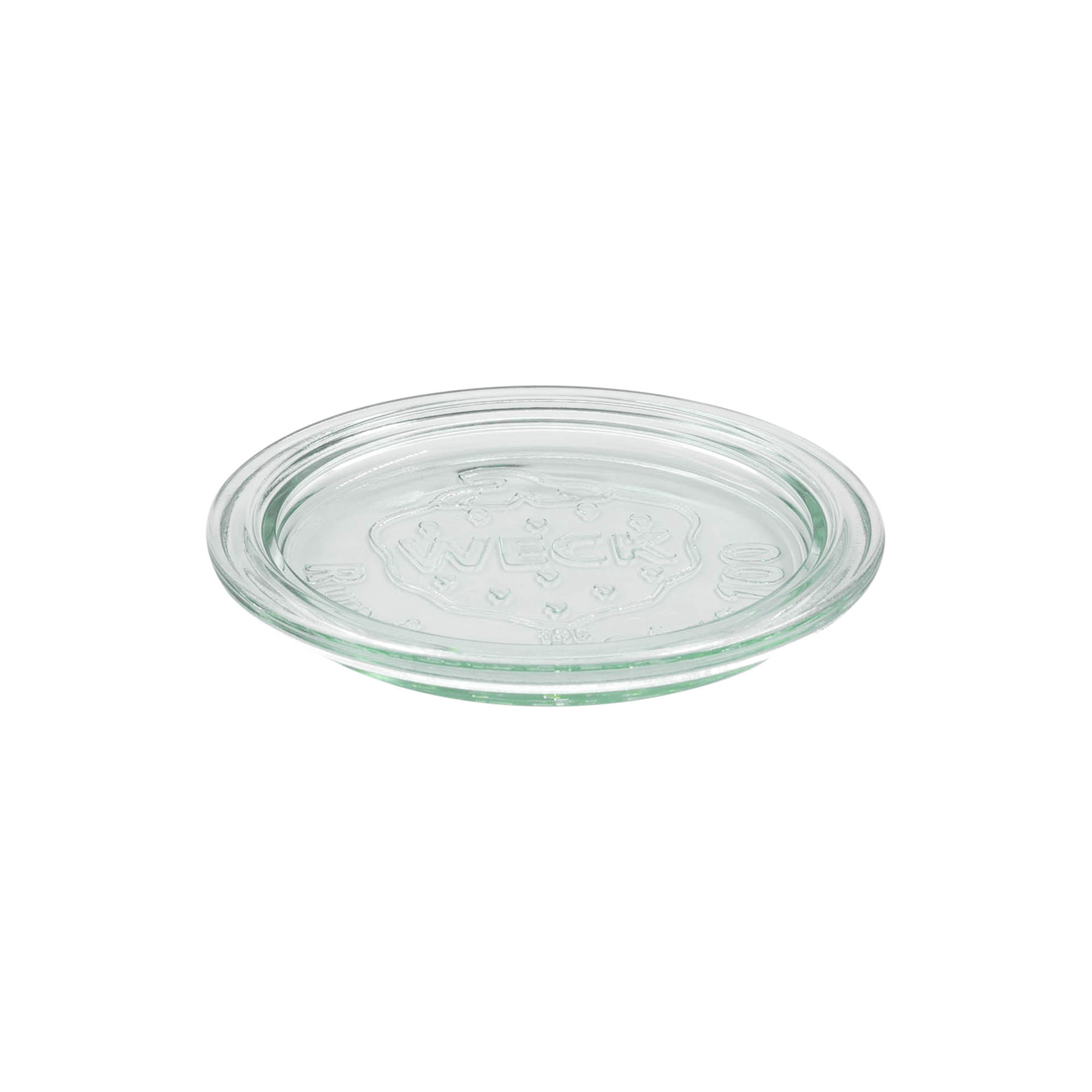 Capac din sticlă WECK cu margine rotundă #, pentru gura: RR100 Capac din sticlă WECK cu margine rotundă #, pentru gura: RR100