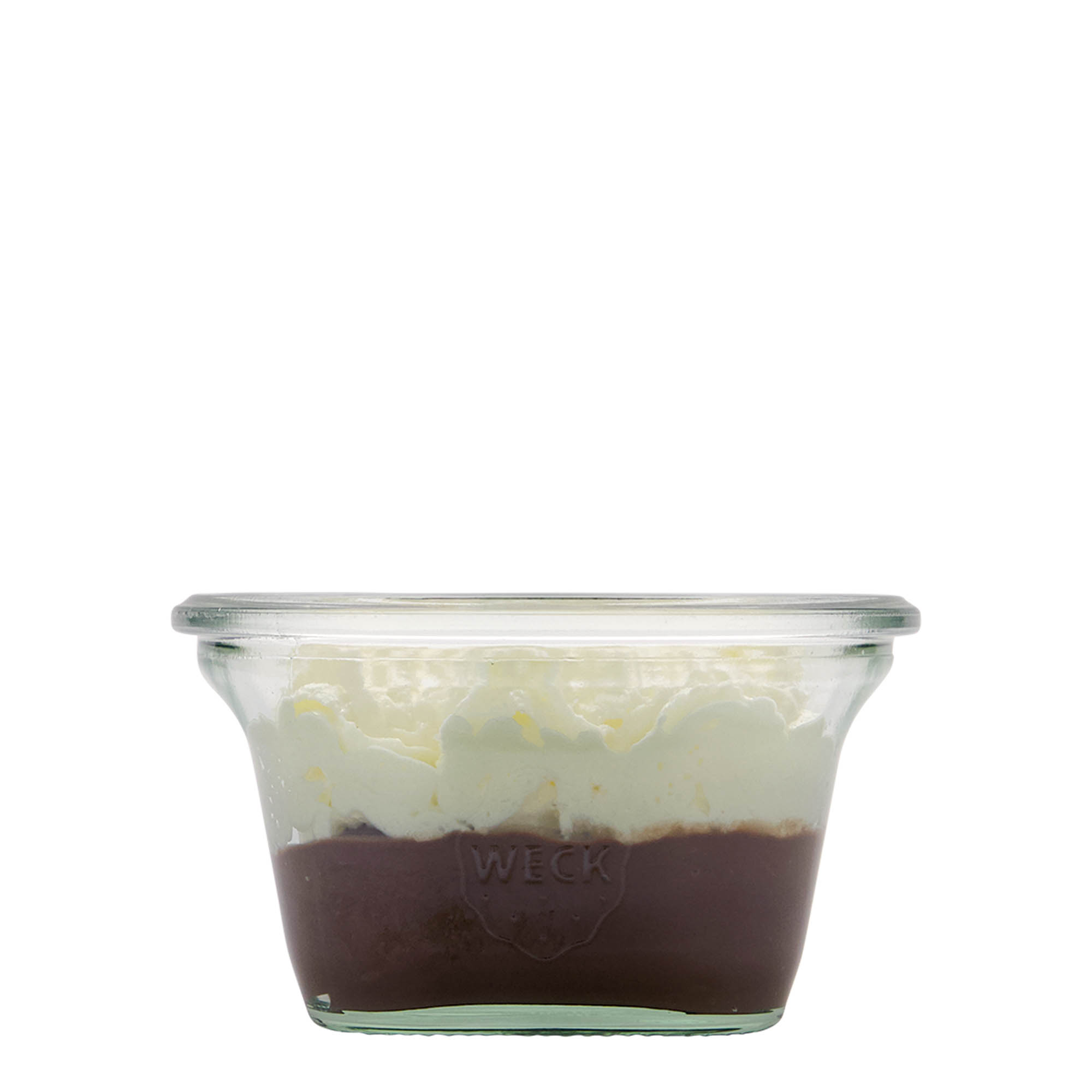 290 ml borcan WECK Quadro, pătrat, gura: margine rotundă