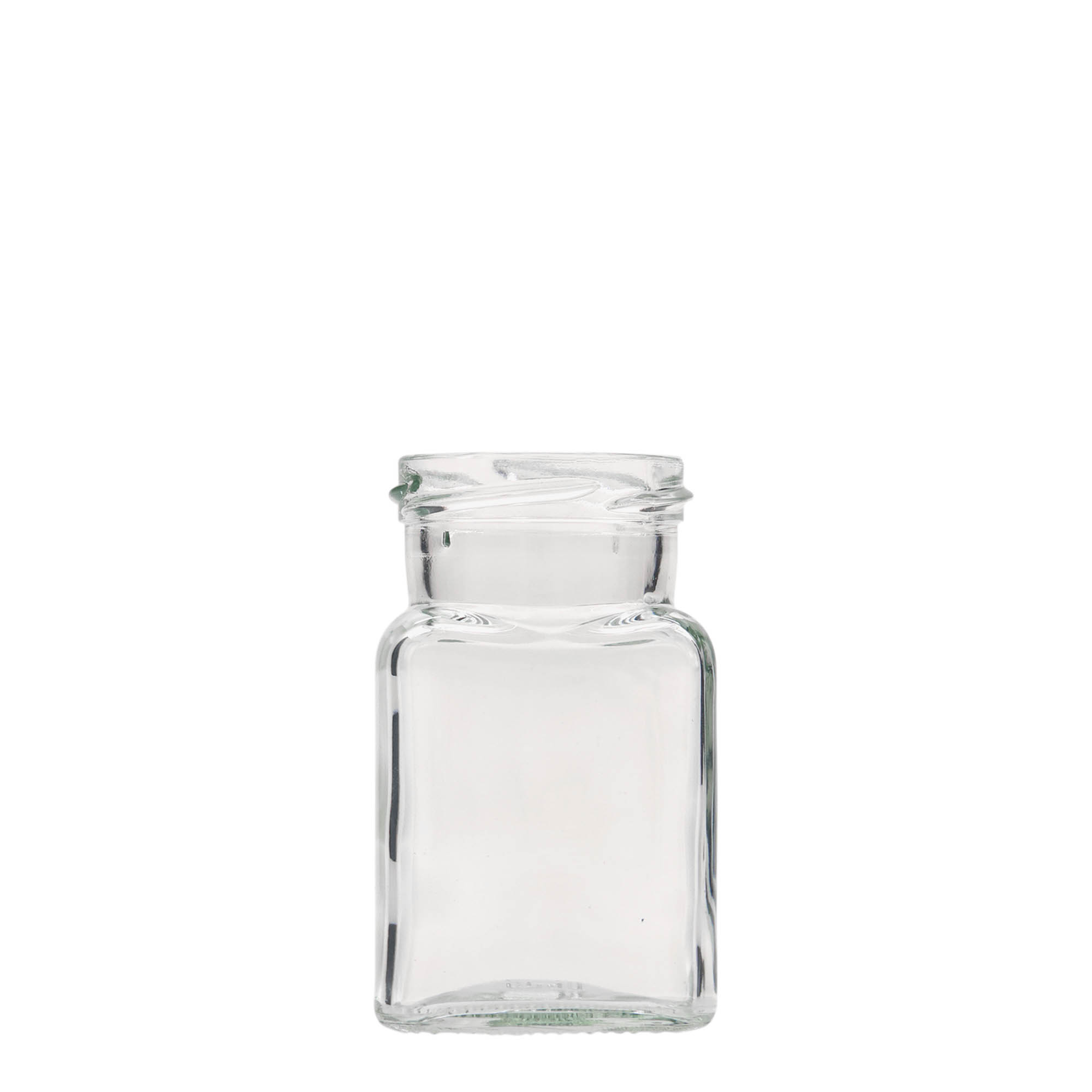 150 ml borcan pătrat, gura: Twist-Off (TO 53)