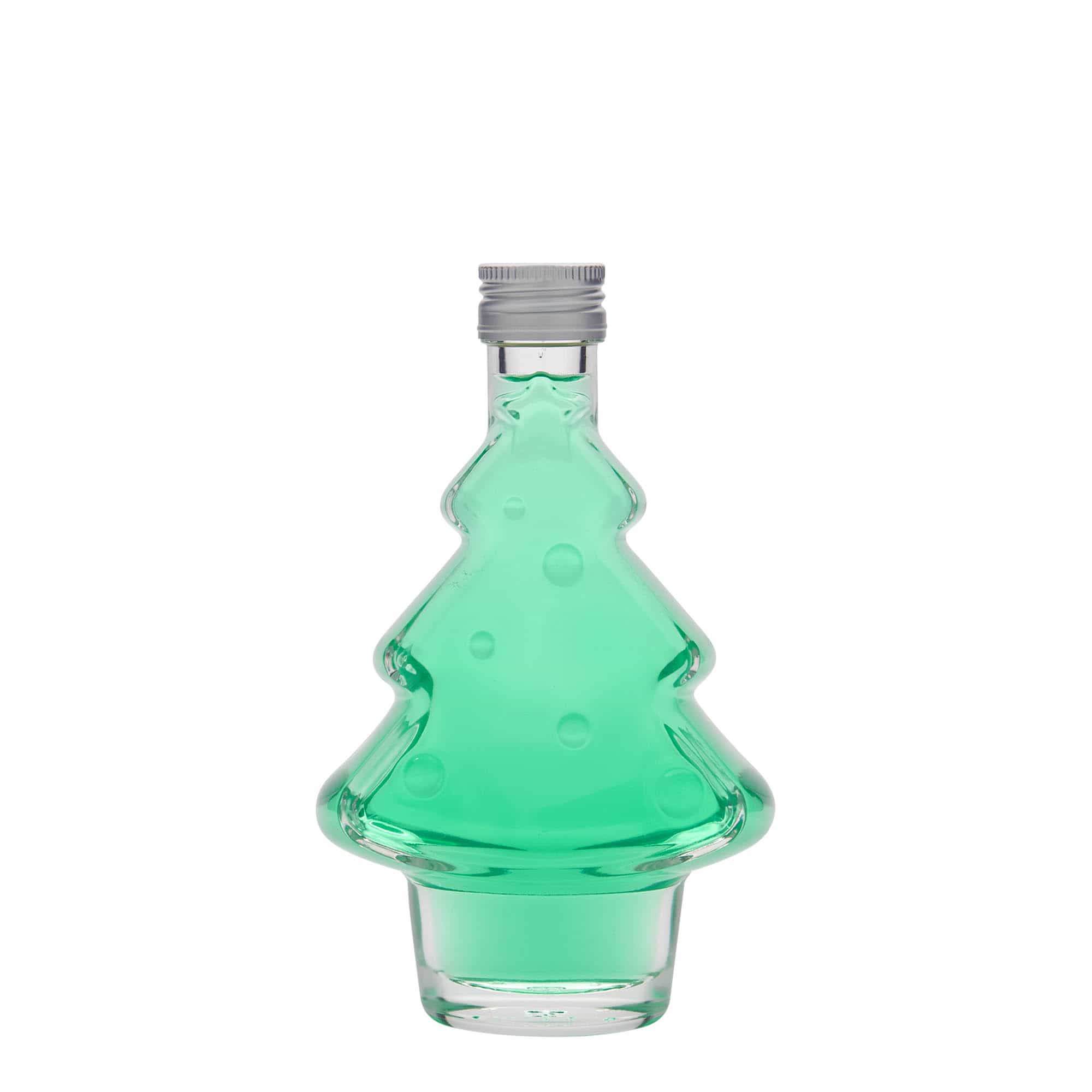 Sticlă de sticlă de 200 ml „Brad”, gura: PP 28