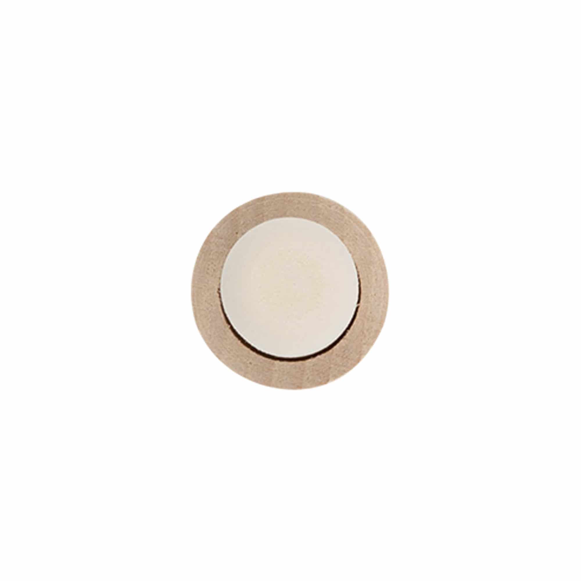 Dop cu mâner 19 mm, lemn/plastic, pentru gură: dop de plută