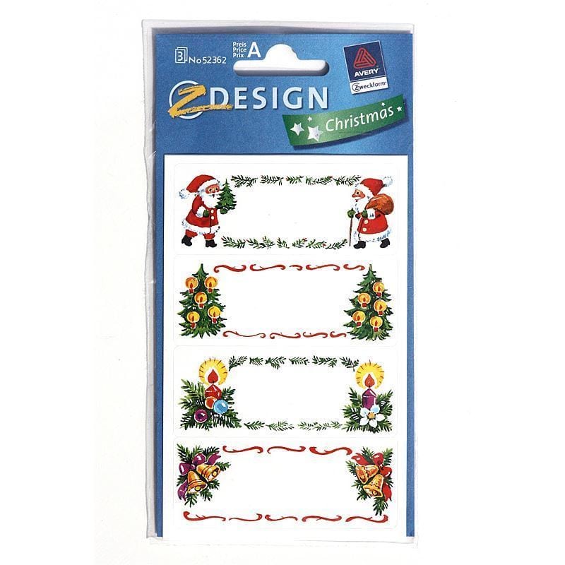 Zweckform etichete „Imagini de Crăciun”, hârtie, multicolor