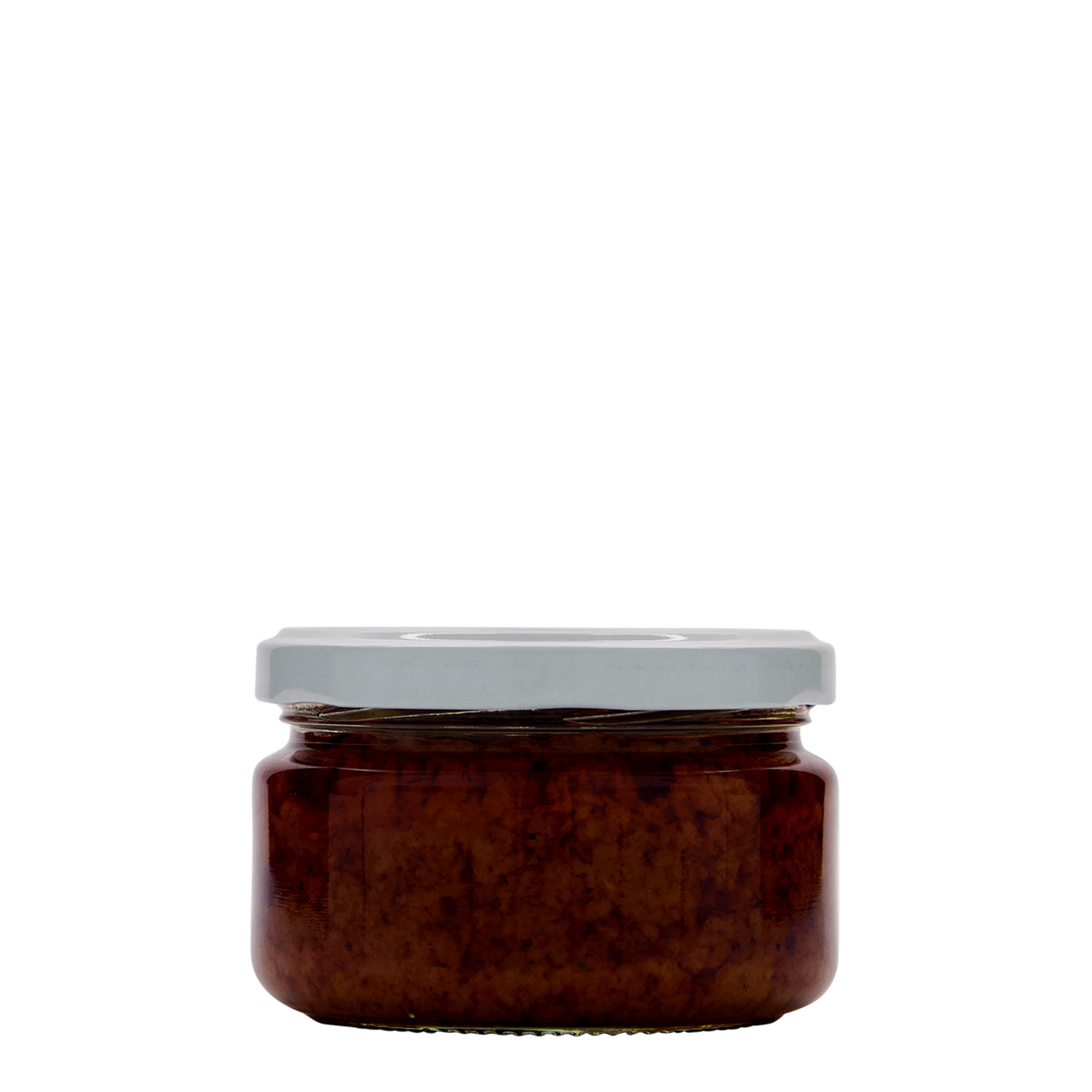 230 ml borcan rotund plat, gura: Twist-Off (TO 82) 230 ml borcan rotund plat, gura: Twist-Off (TO 82)