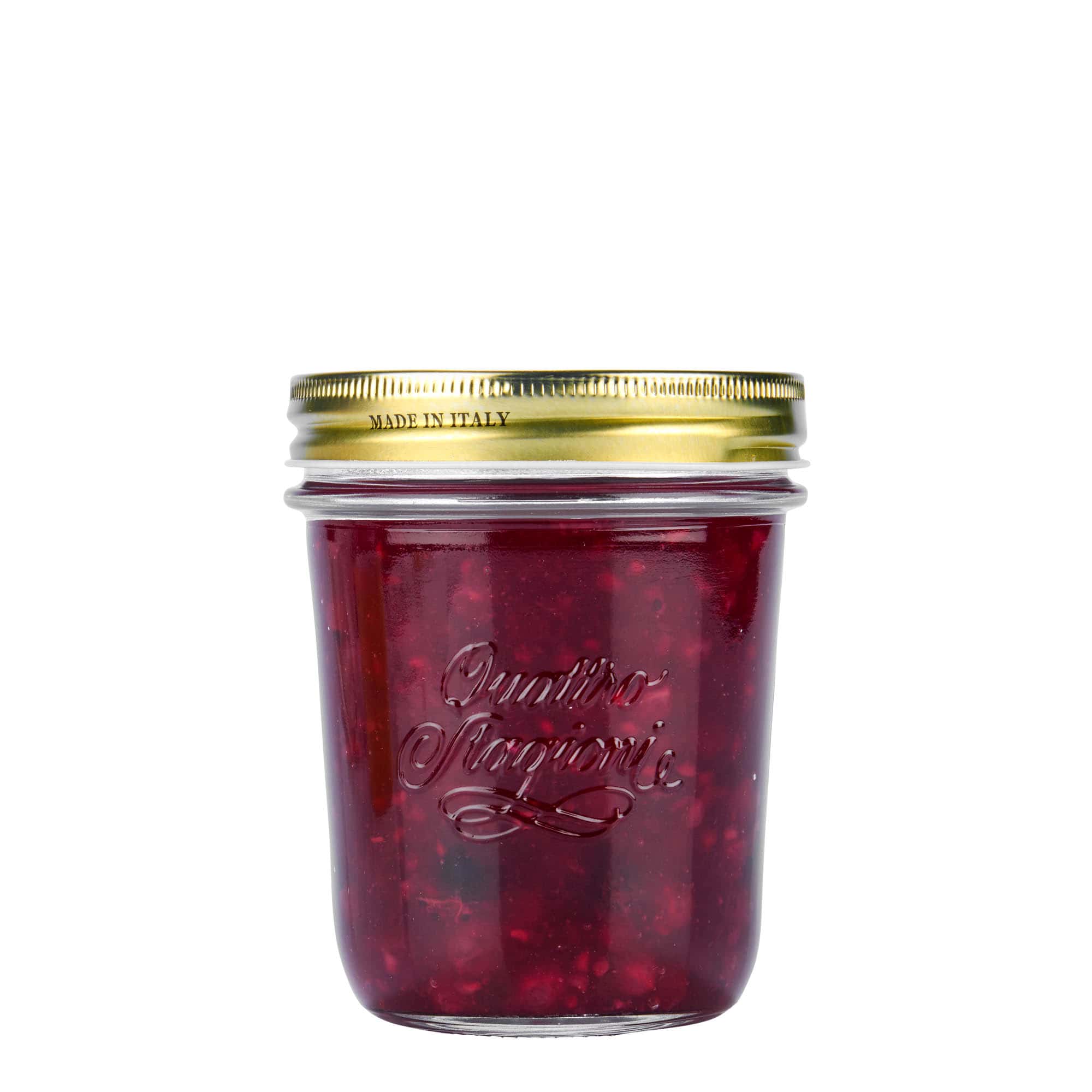 320 ml borcan cu gura largă 'Quattro Stagioni', deschidere: capac cu filet