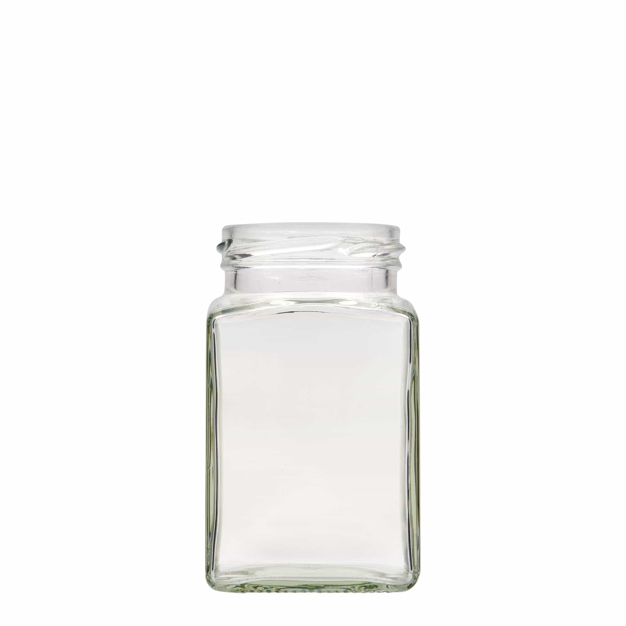 260 ml borcan pătrat, gură: Twist-Off (TO 58)