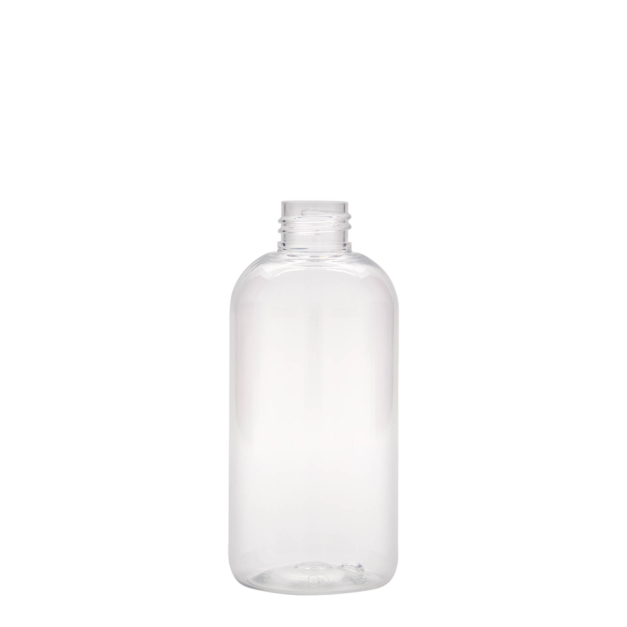 Sticlă PET de 200 ml „Boston”, plastic, gât: 24/410 Sticlă PET de 200 ml „Boston”, plastic, gât: 24/410