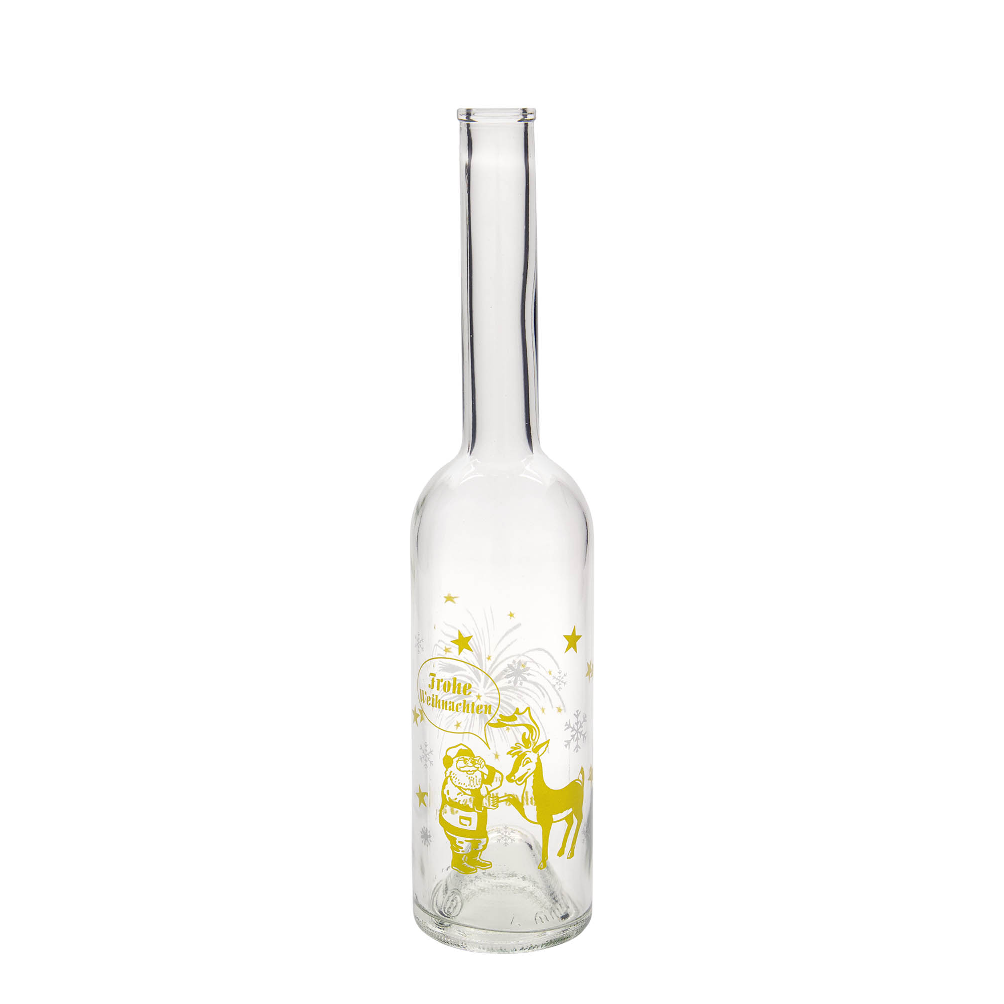 Sticlă de sticlă de 500 ml „Opera”, motiv: foc de artificii, gura: dop de plută