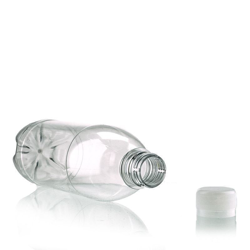 Sticlă PET universală de 500 ml, plastic, gura: PCO28