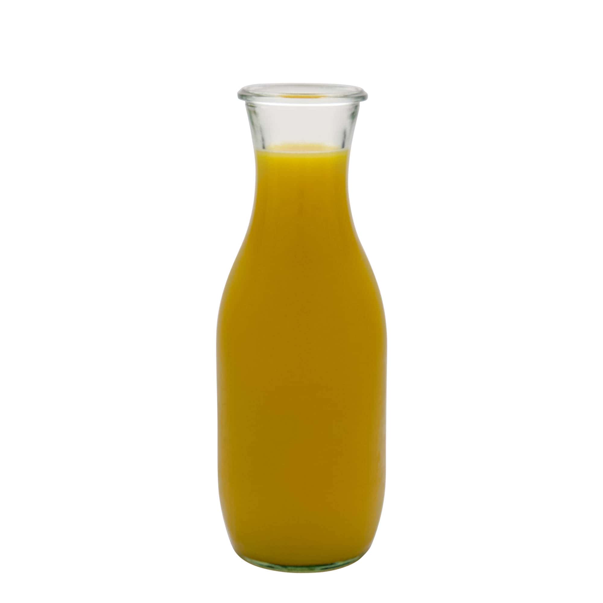 1.000 ml sticlă de suc WECK, gura: margine rotundă