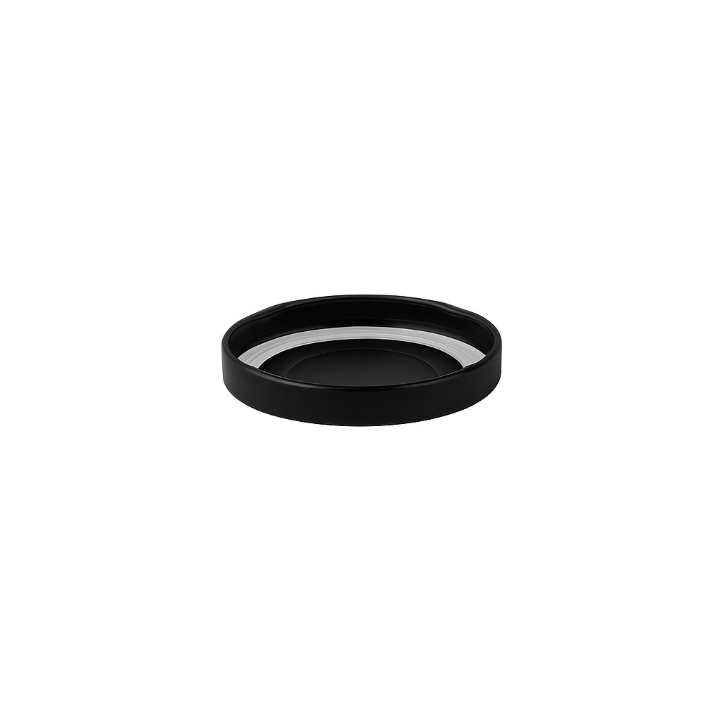 Capace Twist-Off, tablă albă, negru, pentru gura: TO 53 Capace Twist-Off, tablă albă, negru, pentru gura: TO 53