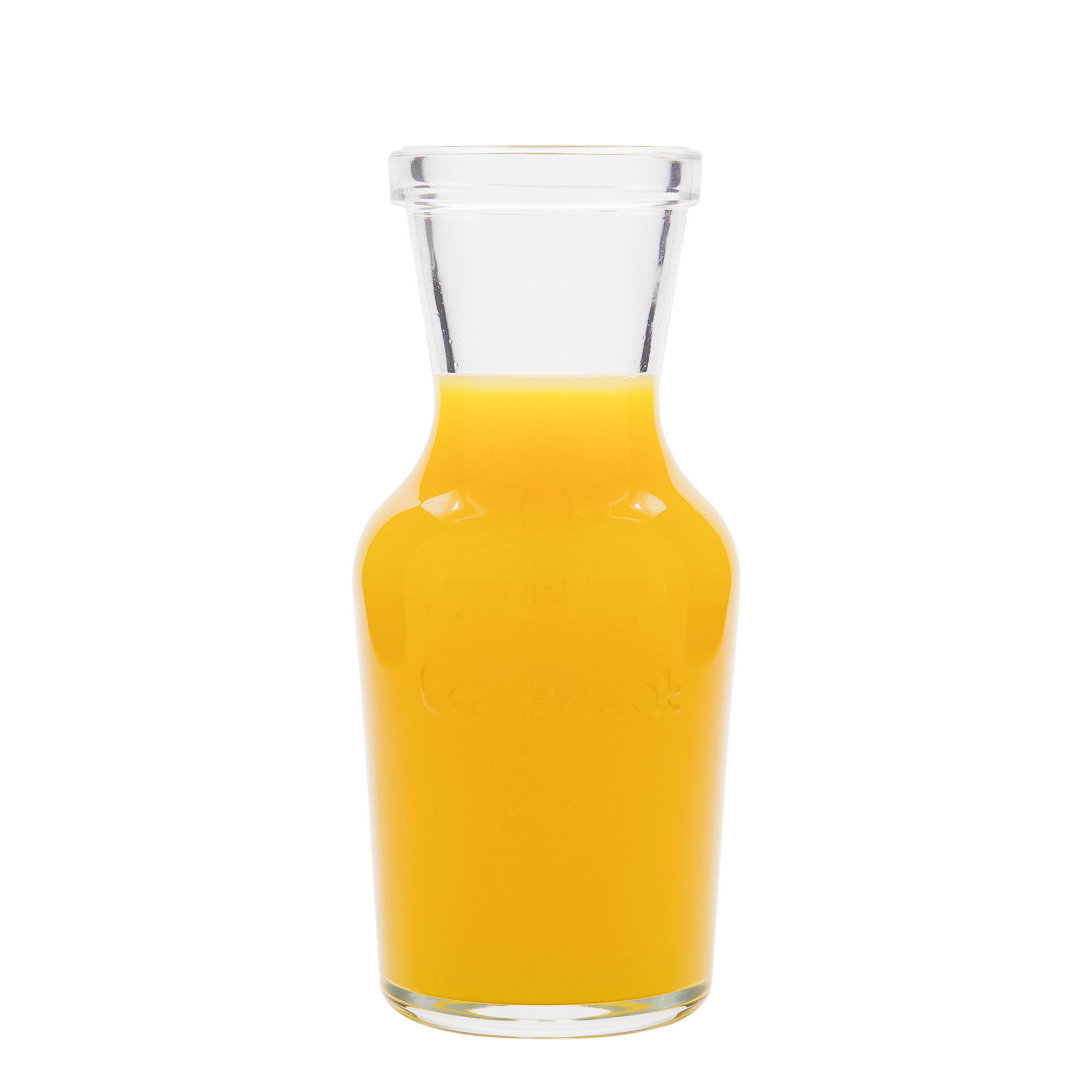 Carafă de sticlă 500 ml „Lock-Eat”, gura: închidere cu clemă de sârmă