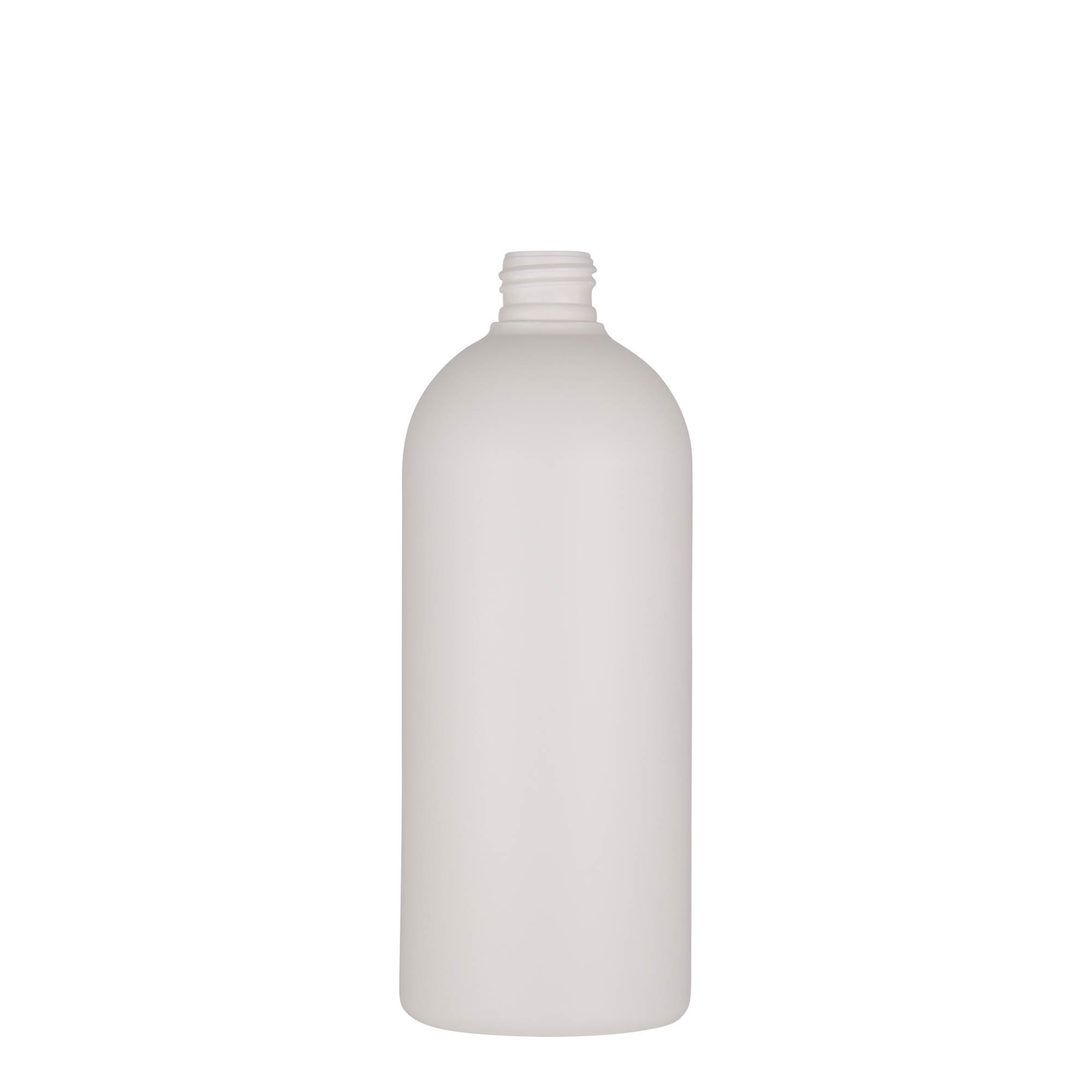 Flacon din plastic de 500 ml „Tuffy”, HDPE, alb, gura: 24/410 Flacon din plastic de 500 ml „Tuffy”, HDPE, alb, gura: 24/410