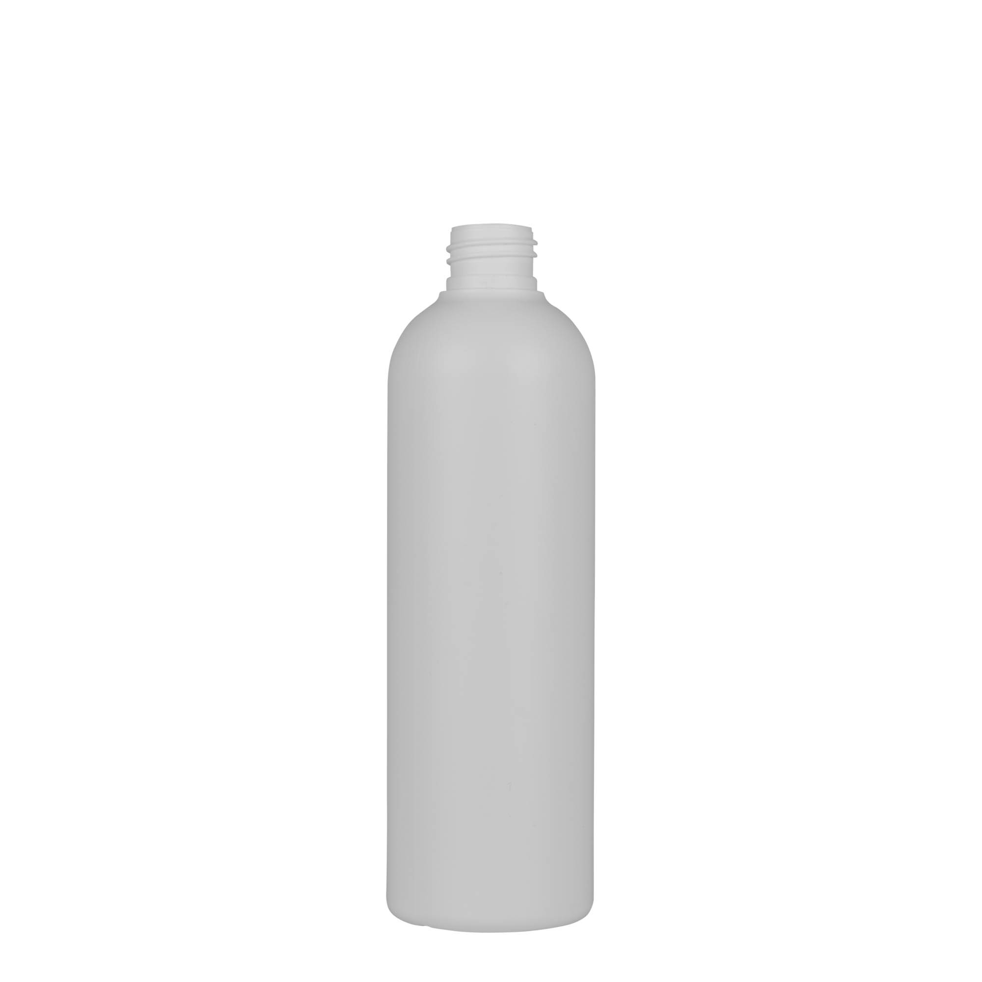Sticlă din plastic de 300 ml „Tuffy”, HDPE, albă, gura: 24/410
