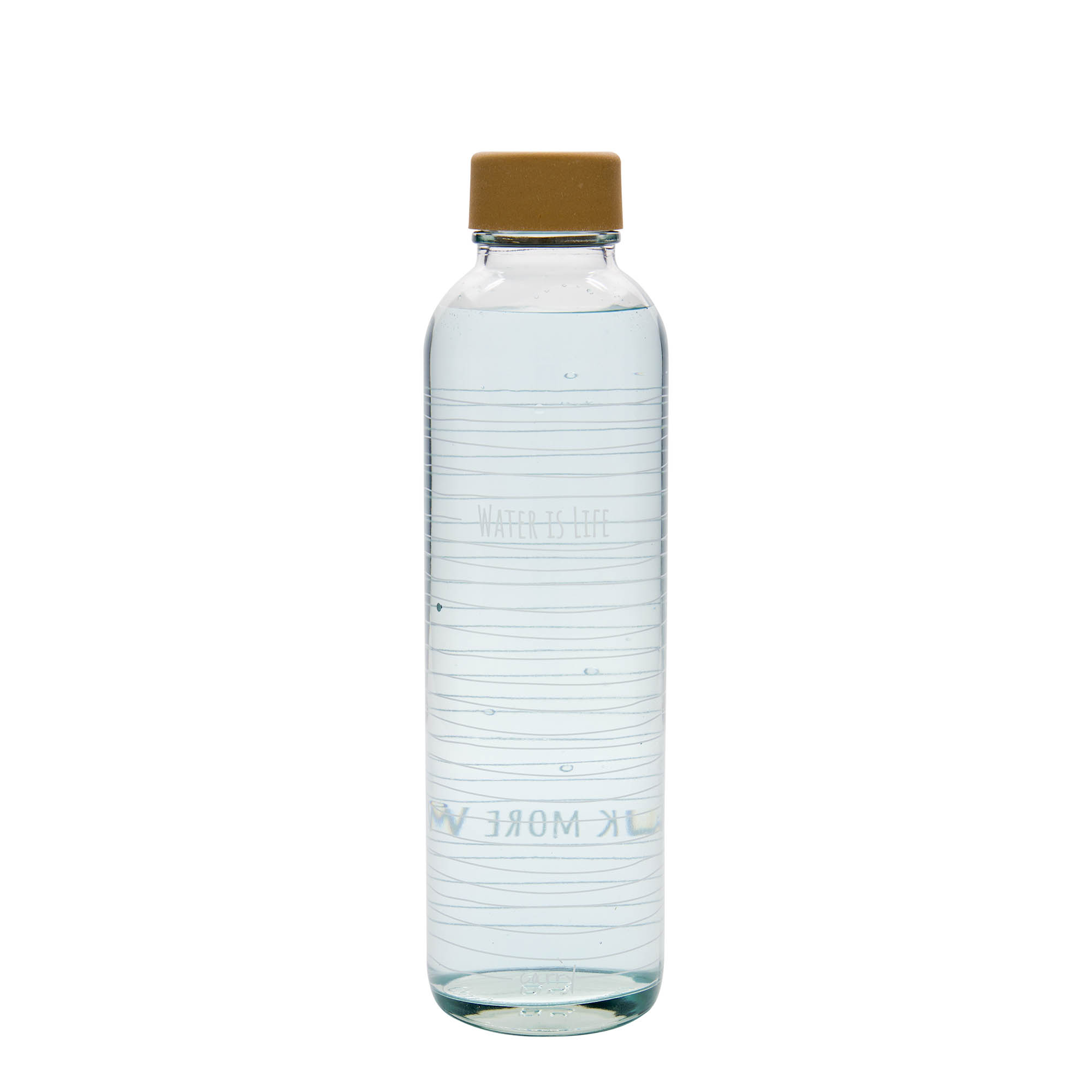 Sticlă de băut de 700 ml CARRY Bottle „Apa este viață”, deschidere: capac cu filet