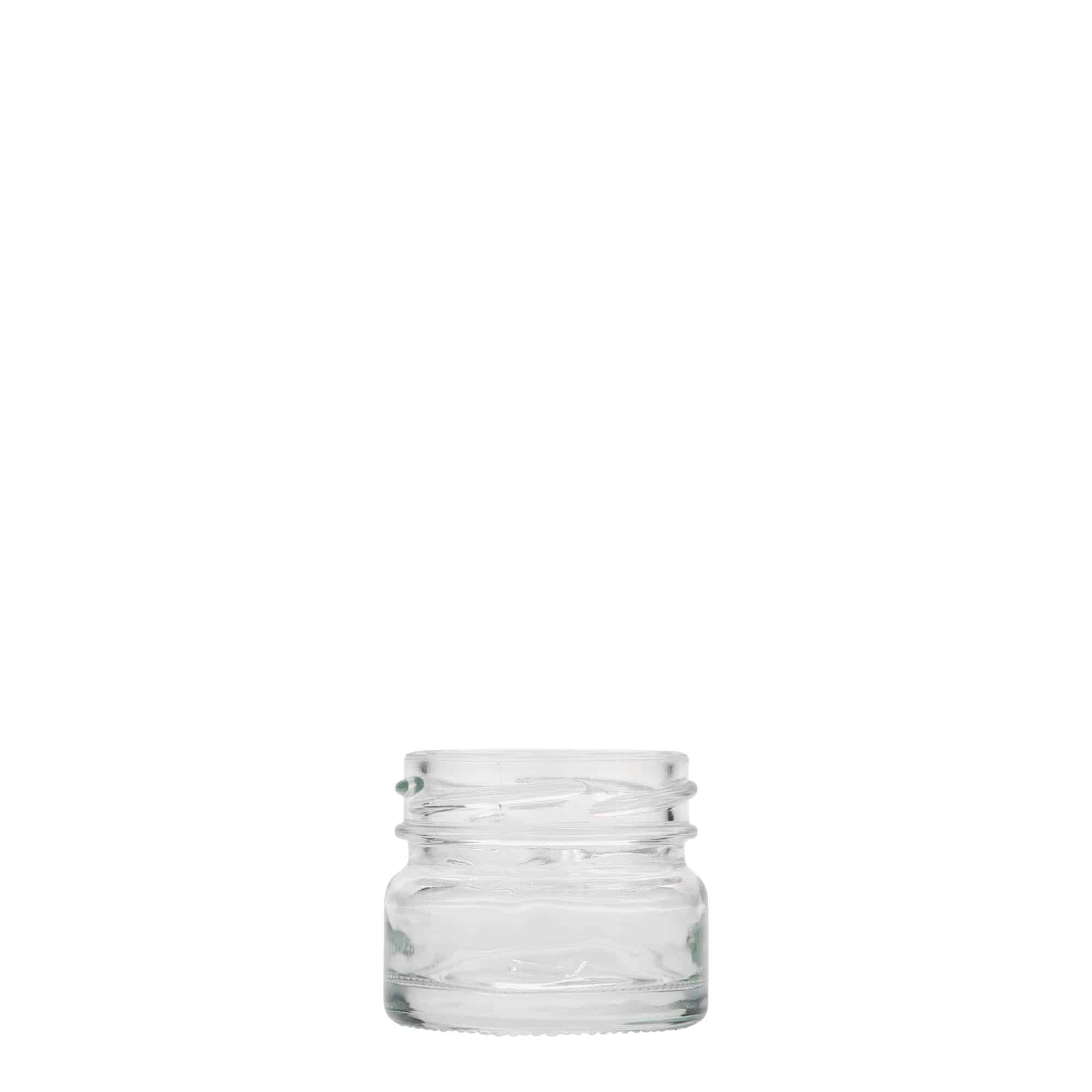 30 ml sticlă rotundă plată, gură: Twist-Off (TO 43)