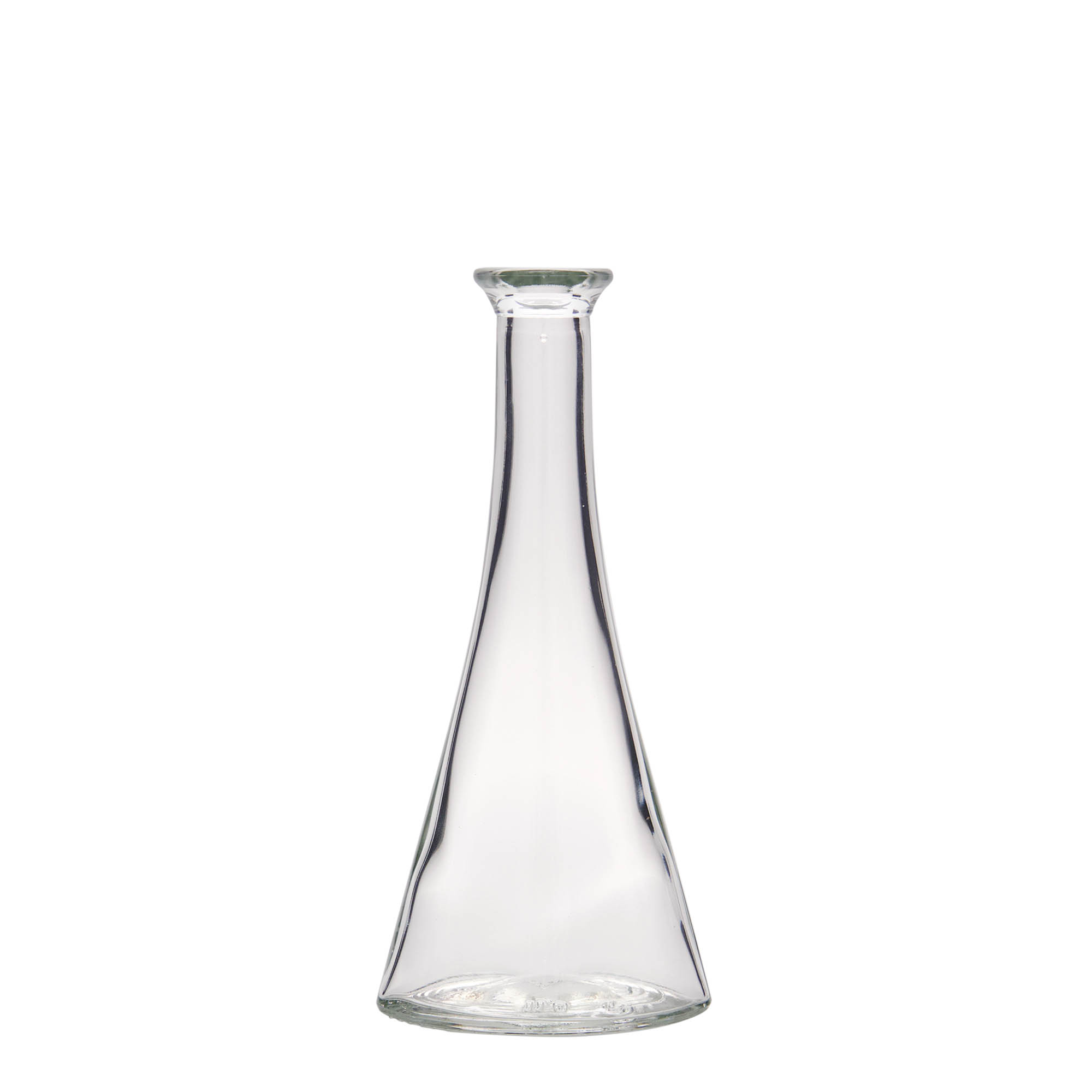Sticlă de sticlă de 100 ml 'Veronica', semirotundă, gura: dop de plută
