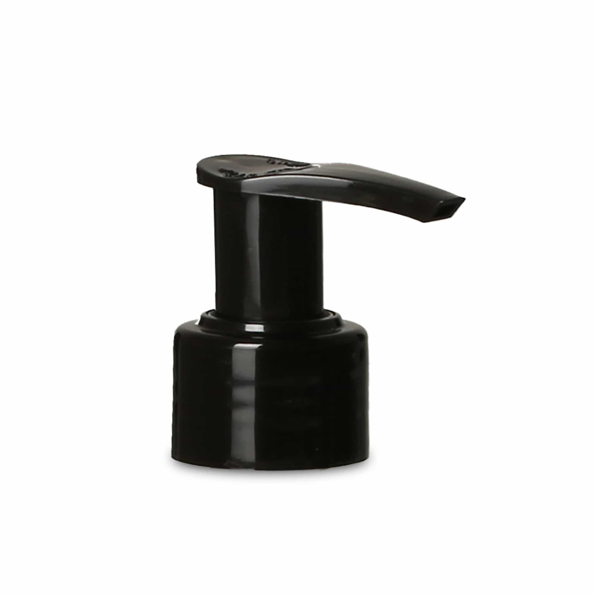 Capac cu filet pentru pompă dozatoare, plastic PP, negru, pentru deschidere: PP 28