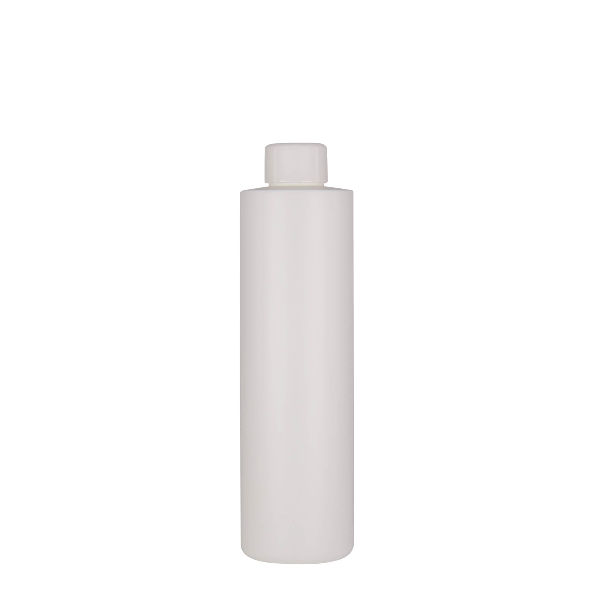 250 ml sticlă din plastic „Pipe”, HDPE, albă, gura: 24/410 250 ml sticlă din plastic „Pipe”, HDPE, albă, gura: 24/410