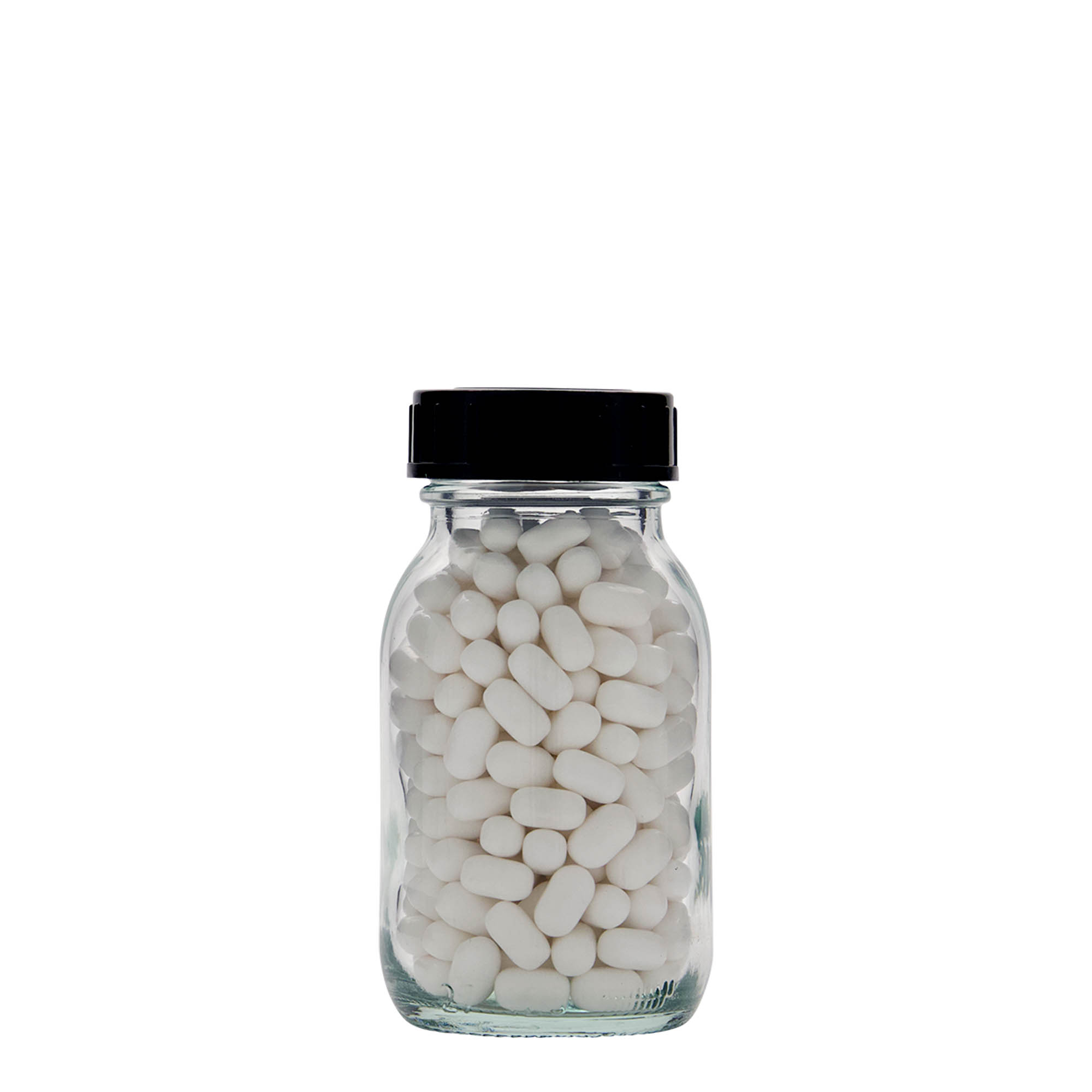 125 ml borcan cu gât larg, deschidere: DIN 40