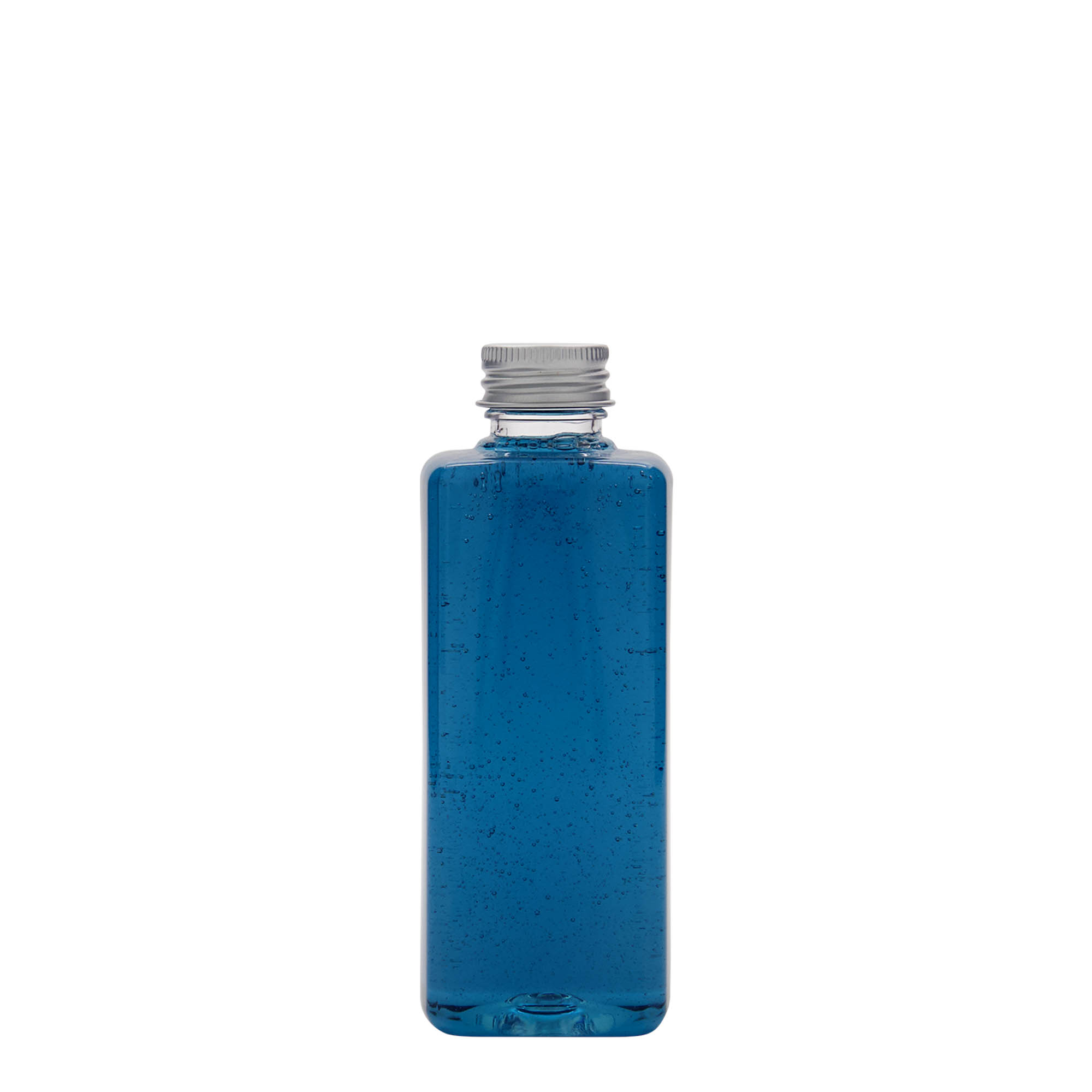 Sticlă PET de 200 ml „Karl”, pătrată, din plastic, gât: 24/410