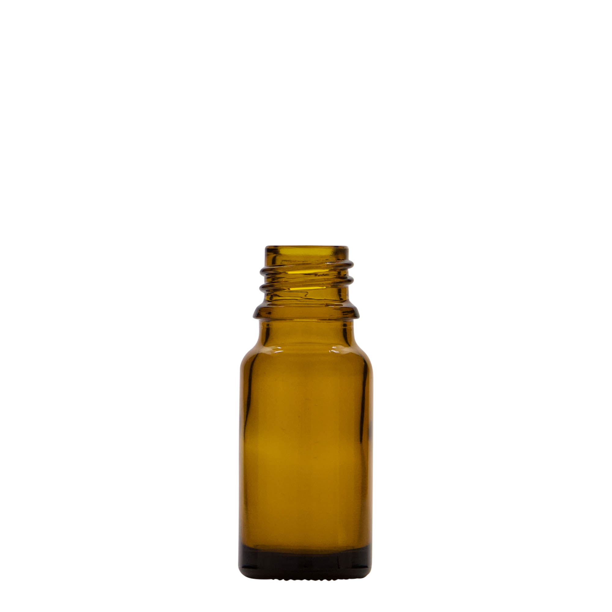 Flacon medical de 10 ml cu pompă pentru loțiune, sticlă, maro, gura: DIN 18